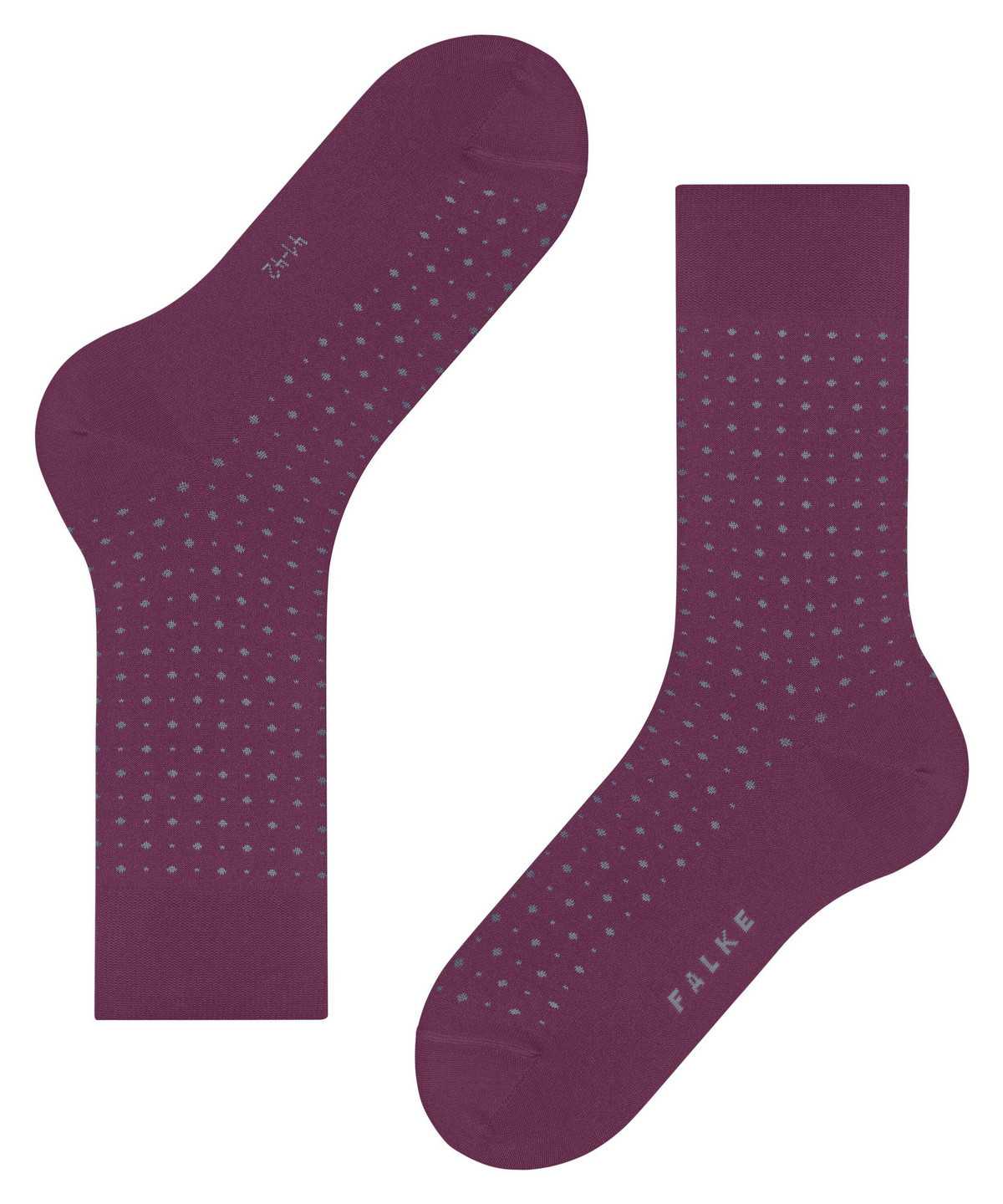 Calzini Uomo Falke Polished Dot Socks Viola | NPIW23546