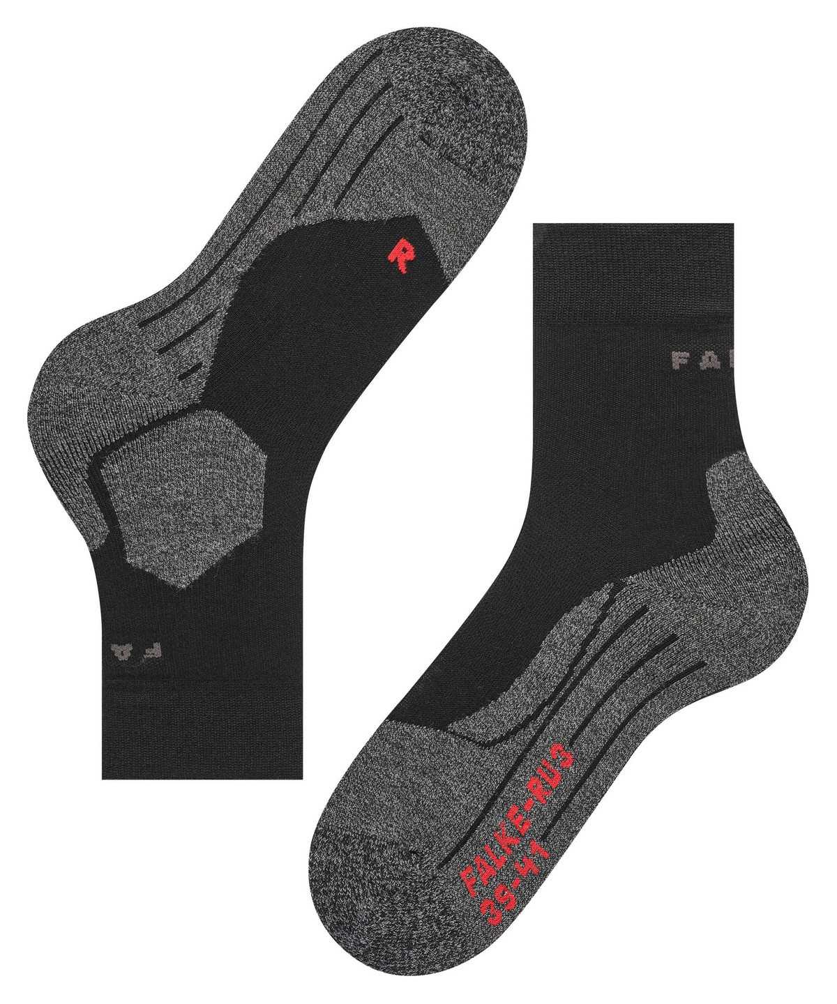 Calzini Uomo Falke RU3 Comfort Running Socks Nere | XEJS13640