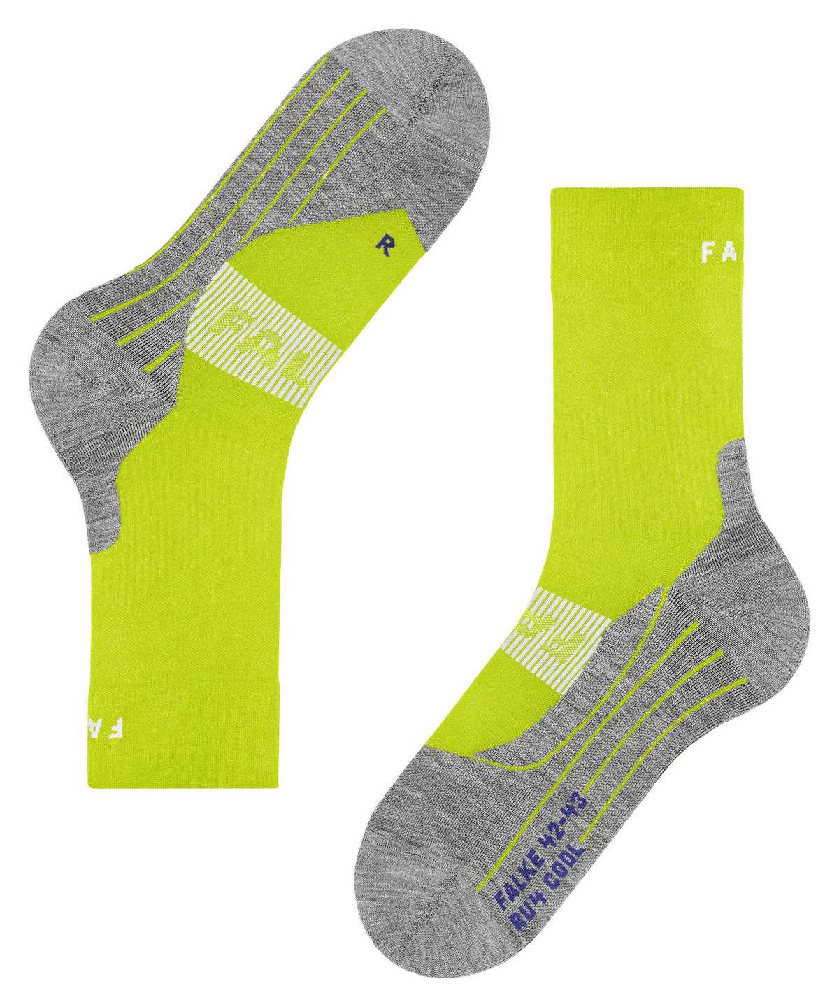 Calzini Uomo Falke RU4 Endurance Cool Running Socks Verdi | GVNF13780