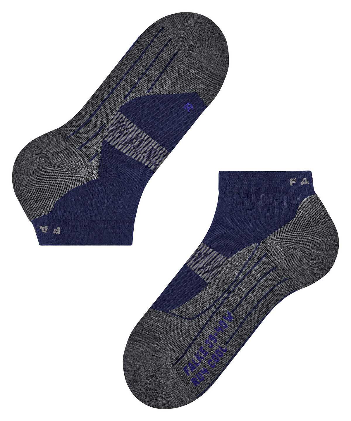 Calzini Uomo Falke RU4 Endurance Cool Short Running Short sock Blu | NWOL05649