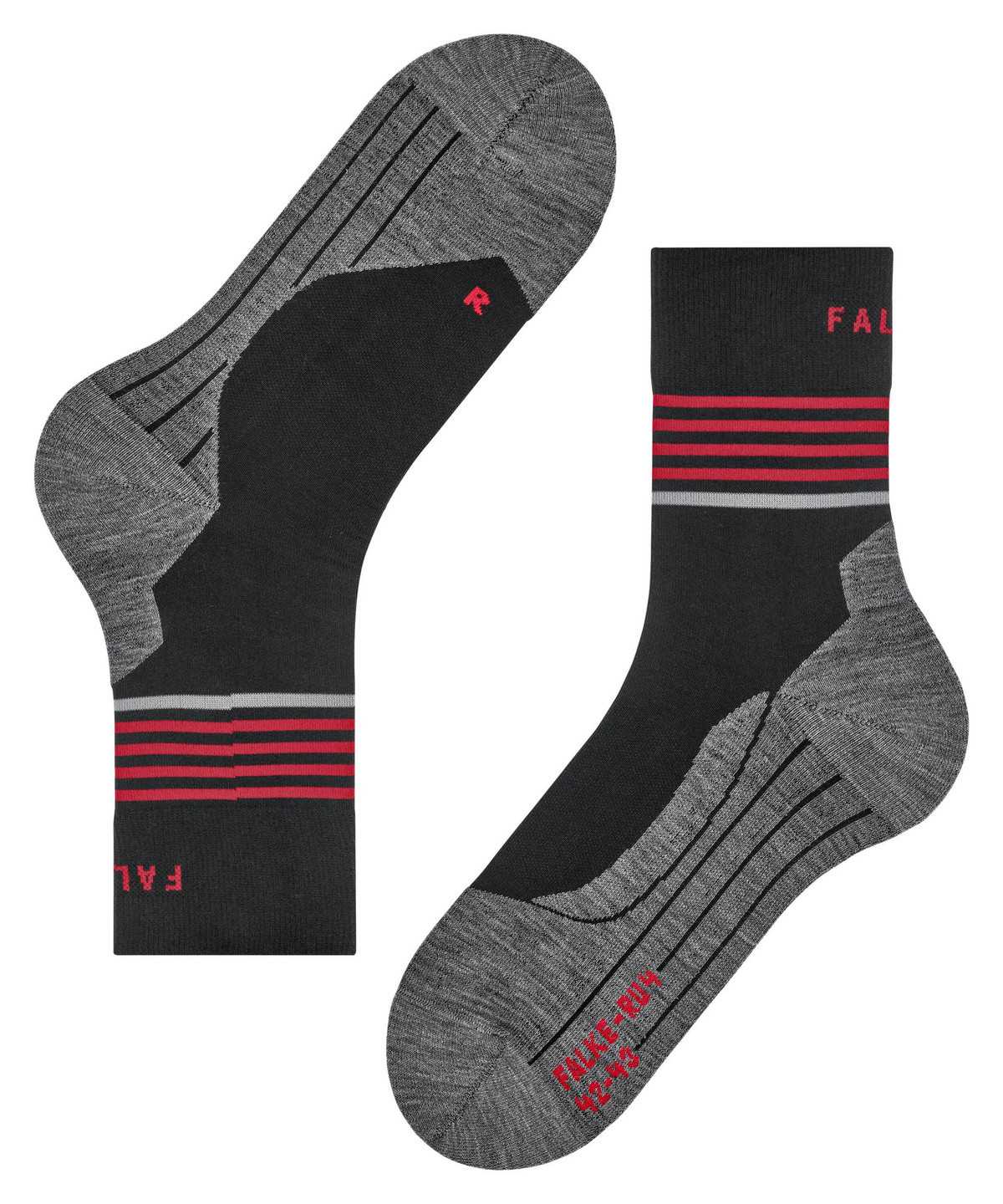 Calzini Uomo Falke RU4 Endurance Reflect Running Socks Nere | BSYA24530