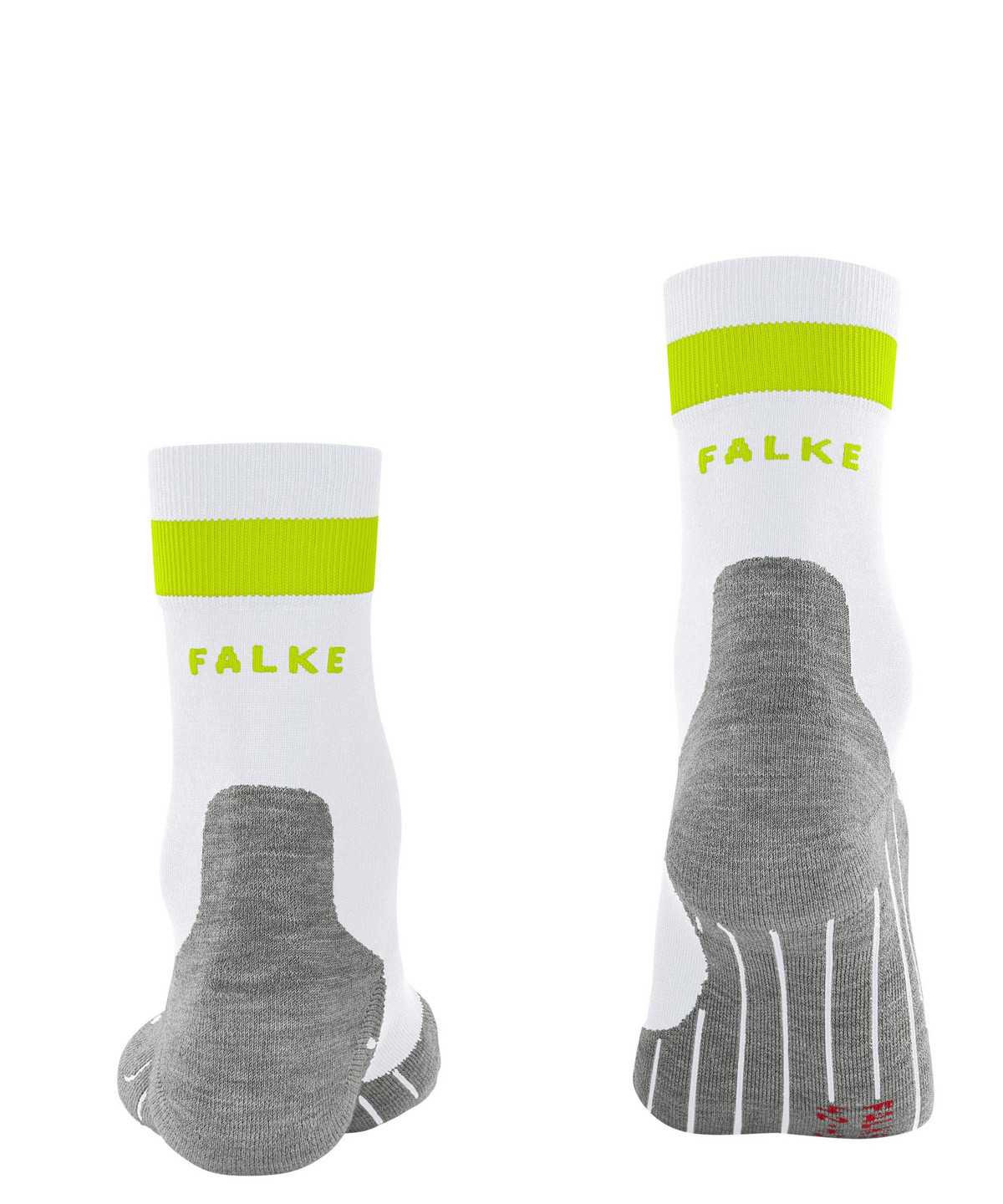 Calzini Uomo Falke RU4 Endurance Running Socks Bianche | RDFL95137