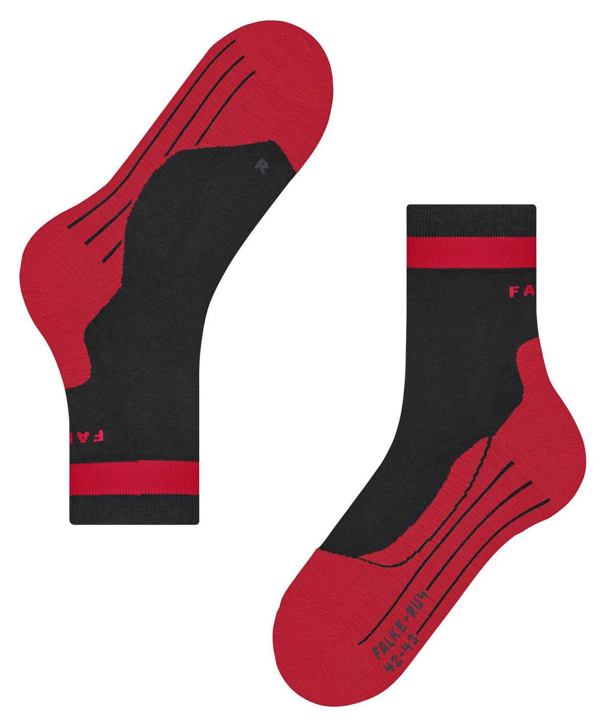 Calzini Uomo Falke RU4 Endurance Running Socks Grigie | MEGA61784