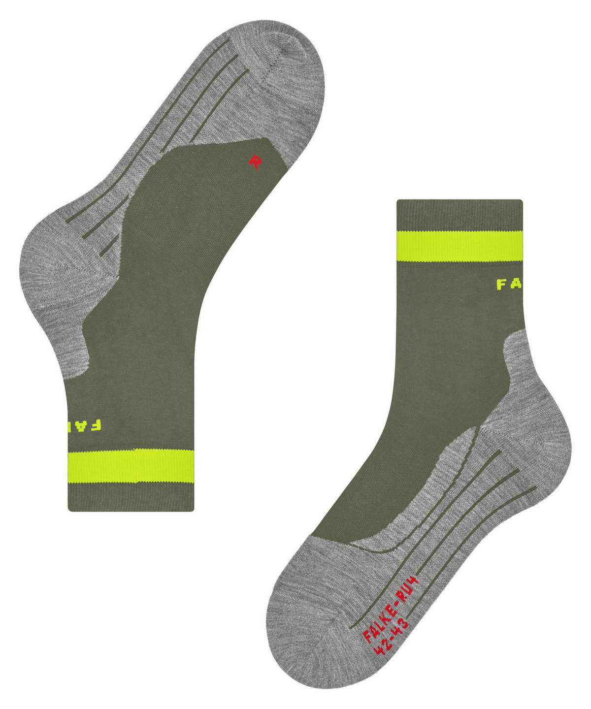 Calzini Uomo Falke RU4 Endurance Running Socks Verdi | DNMI17394