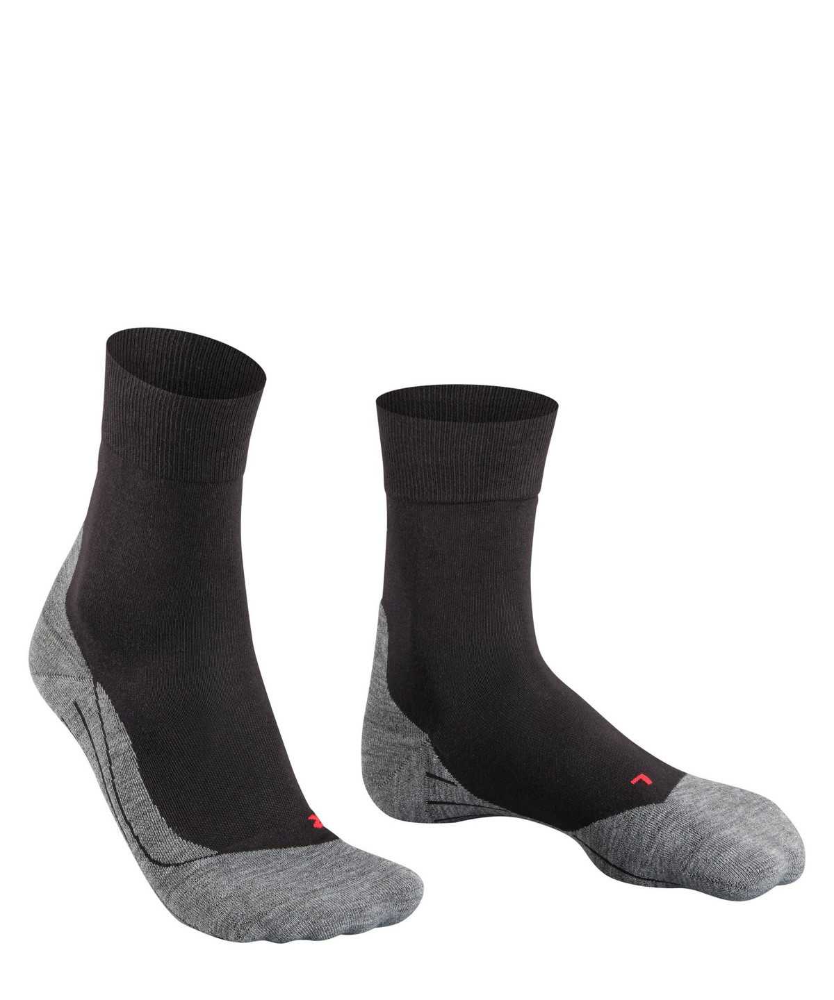 Calzini Uomo Falke RU4 Endurance Running Socks Nere | DFBH89124