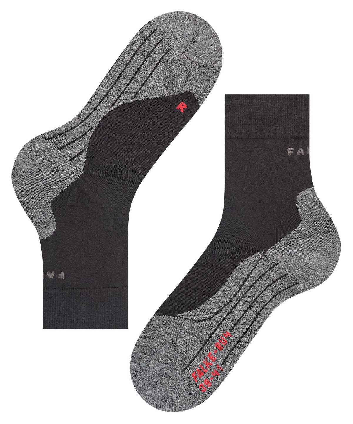 Calzini Uomo Falke RU4 Endurance Running Socks Nere | DFBH89124