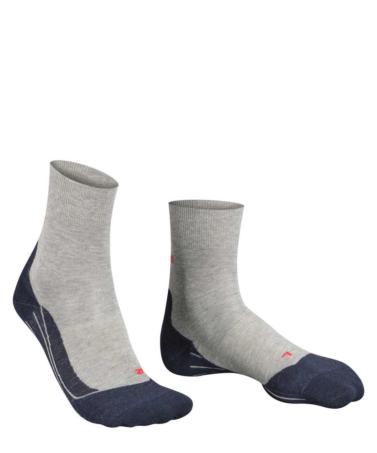 Calzini Uomo Falke RU4 Endurance Running Socks Grigie | JRMO20795