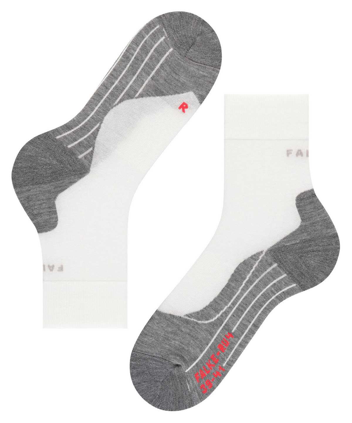 Calzini Uomo Falke RU4 Endurance Running Socks Bianche | DWEH60852