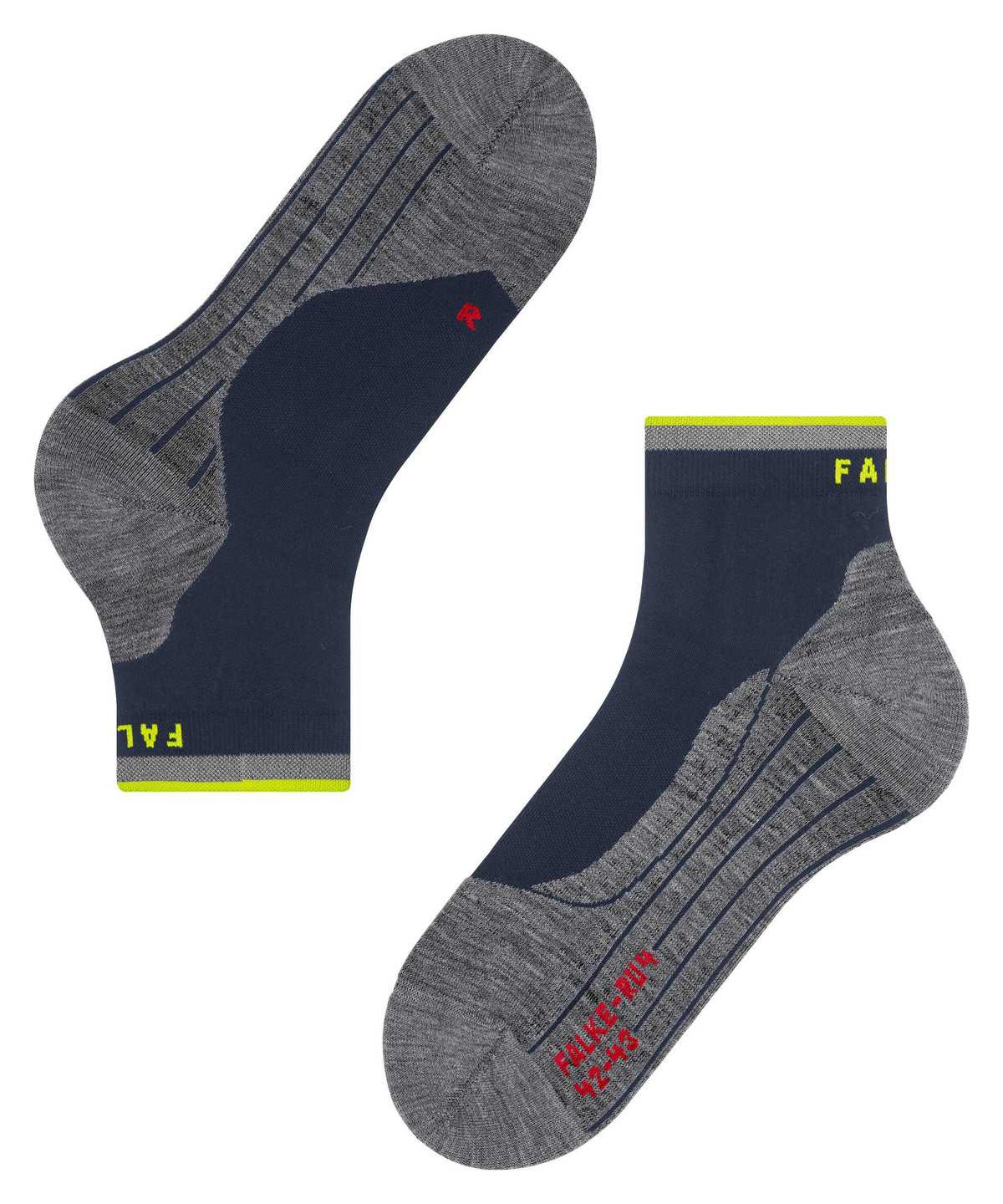 Calzini Uomo Falke RU4 Endurance Short Reflect Running Short sock Blu | OQJK91460