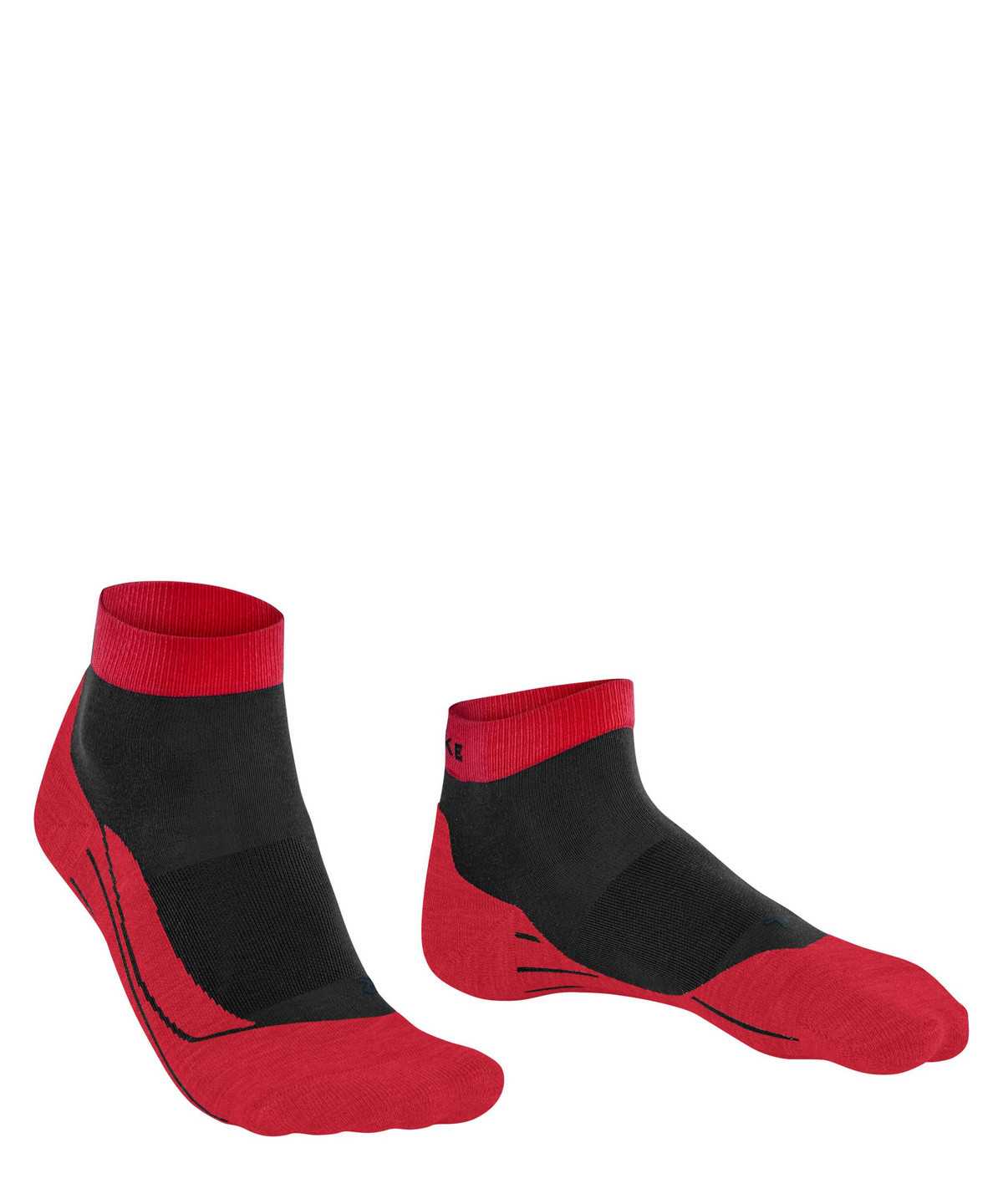 Calzini Uomo Falke RU4 Endurance Short Running Short sock Nere | CZUN67083