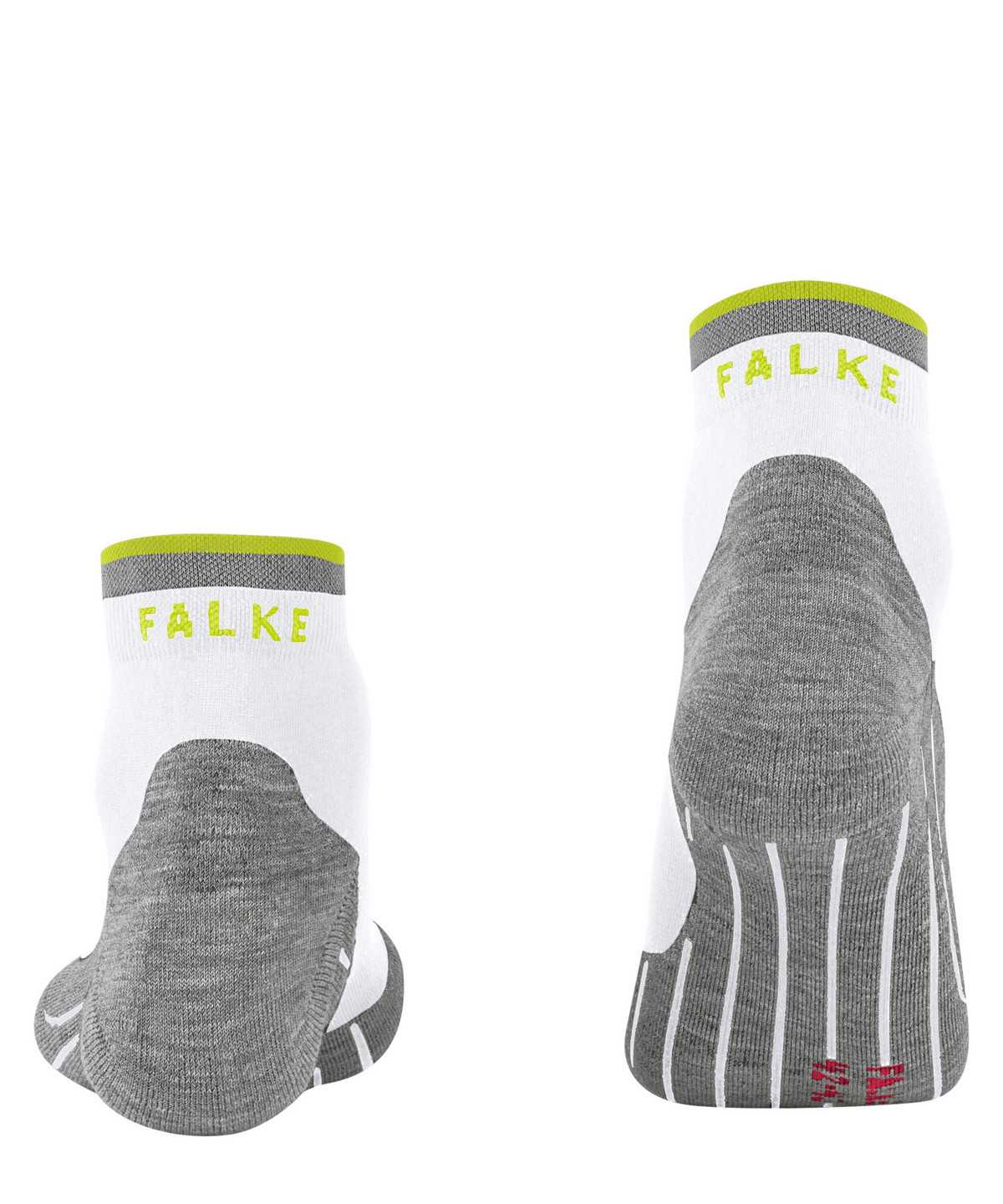 Calzini Uomo Falke RU4 Endurance Short Reflect Running Short sock Bianche | KVAJ79502