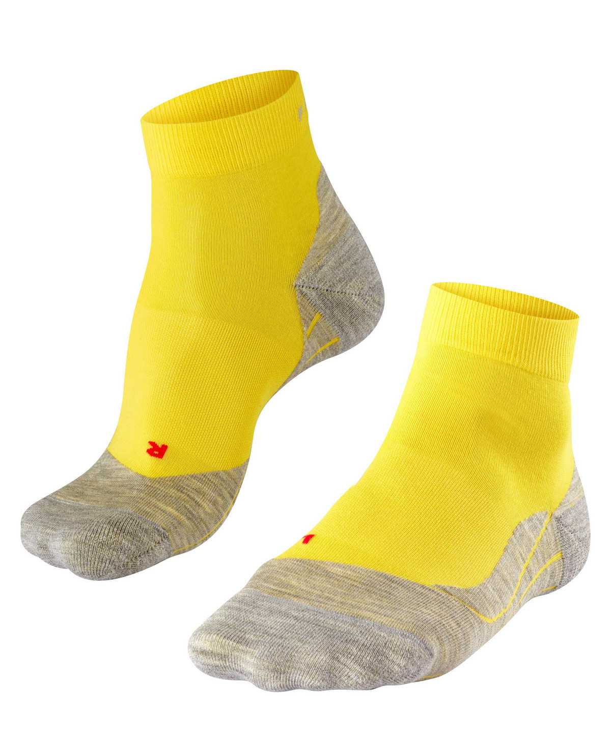 Calzini Uomo Falke RU4 Endurance Short Running Short sock Gialle | AEHR16239