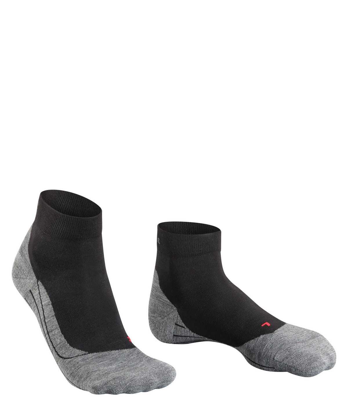 Calzini Uomo Falke RU4 Endurance Short Running Short sock Nere | BZRS64593