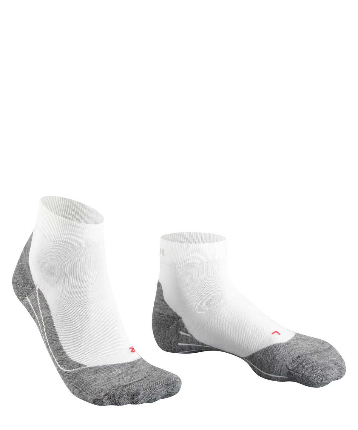 Calzini Uomo Falke RU4 Endurance Short Running Short sock Bianche | MGSZ50971