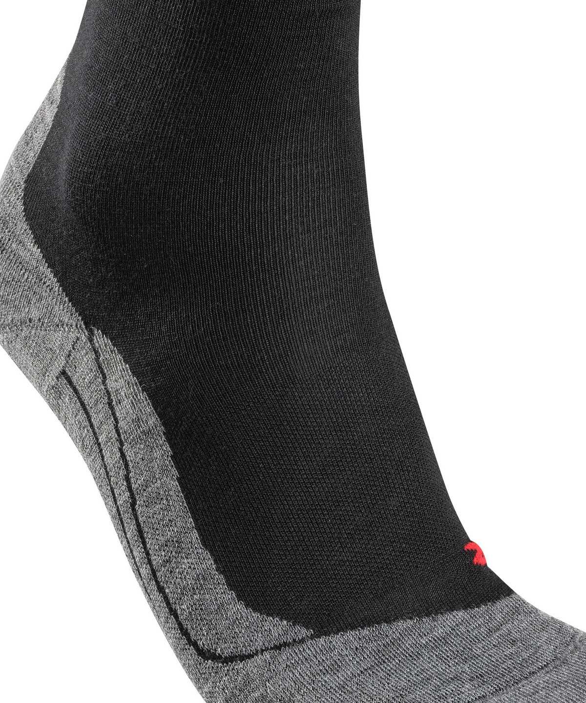 Calzini Uomo Falke RU4 Endurance Wool Running Socks Nere | OSIL67854