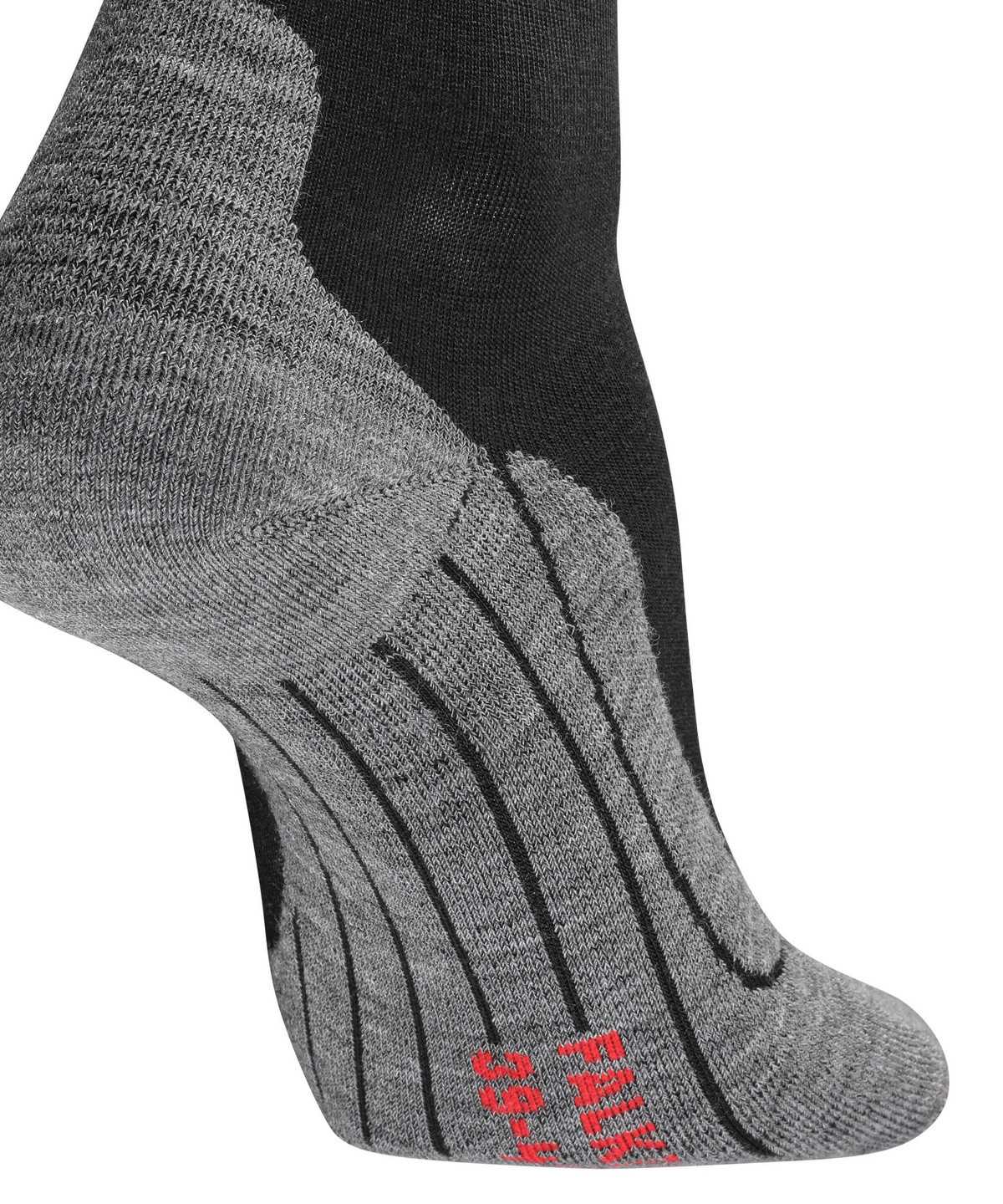 Calzini Uomo Falke RU4 Endurance Wool Running Socks Nere | OSIL67854