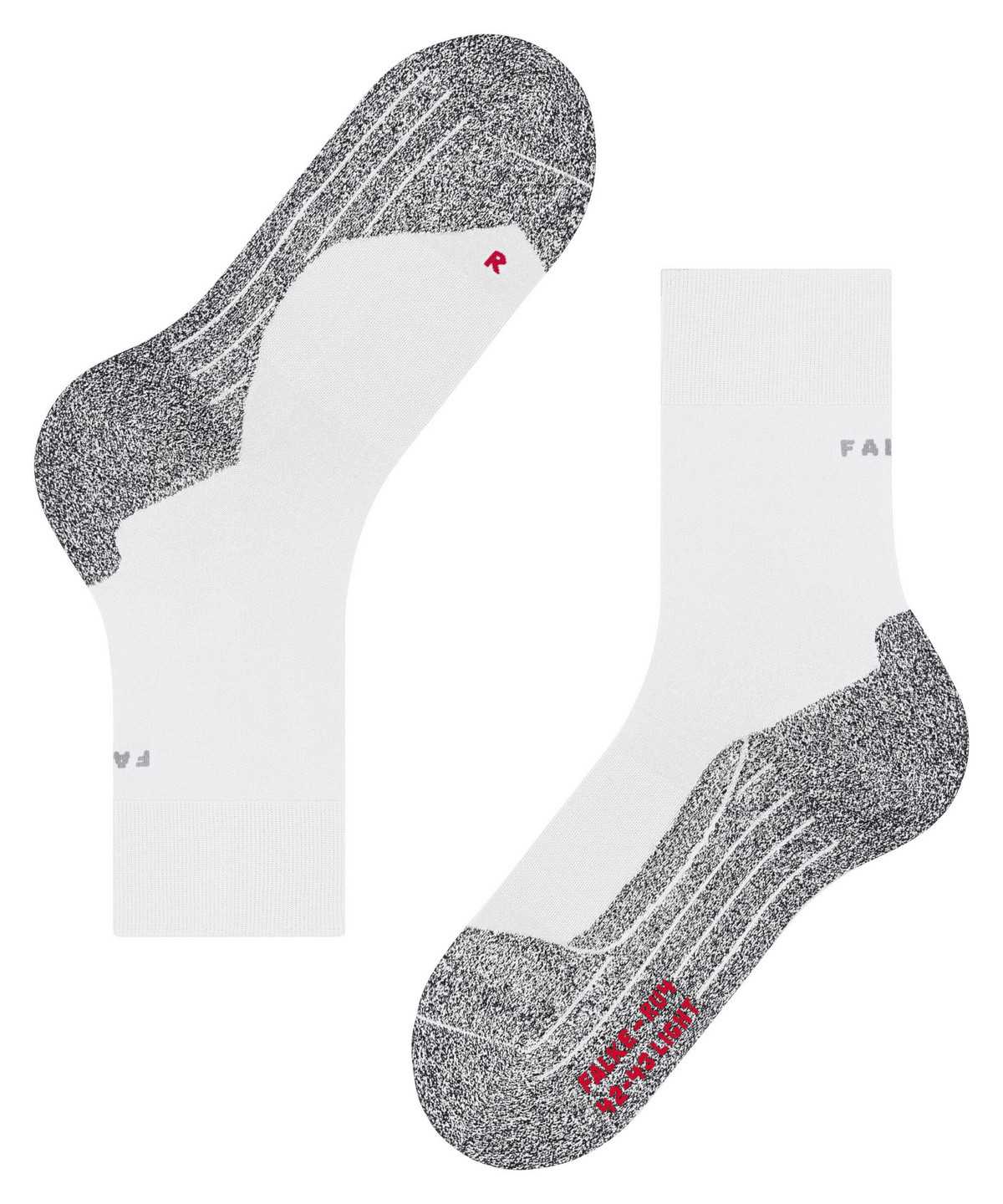 Calzini Uomo Falke RU4 Light Performance Running Socks Bianche | AEMR86351