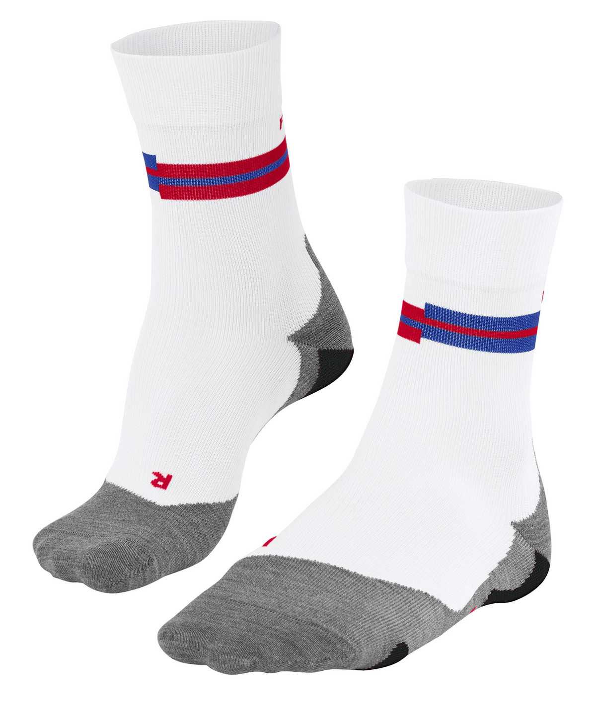 Calzini Uomo Falke RU5 Race Running Socks Bianche | ICFM51908