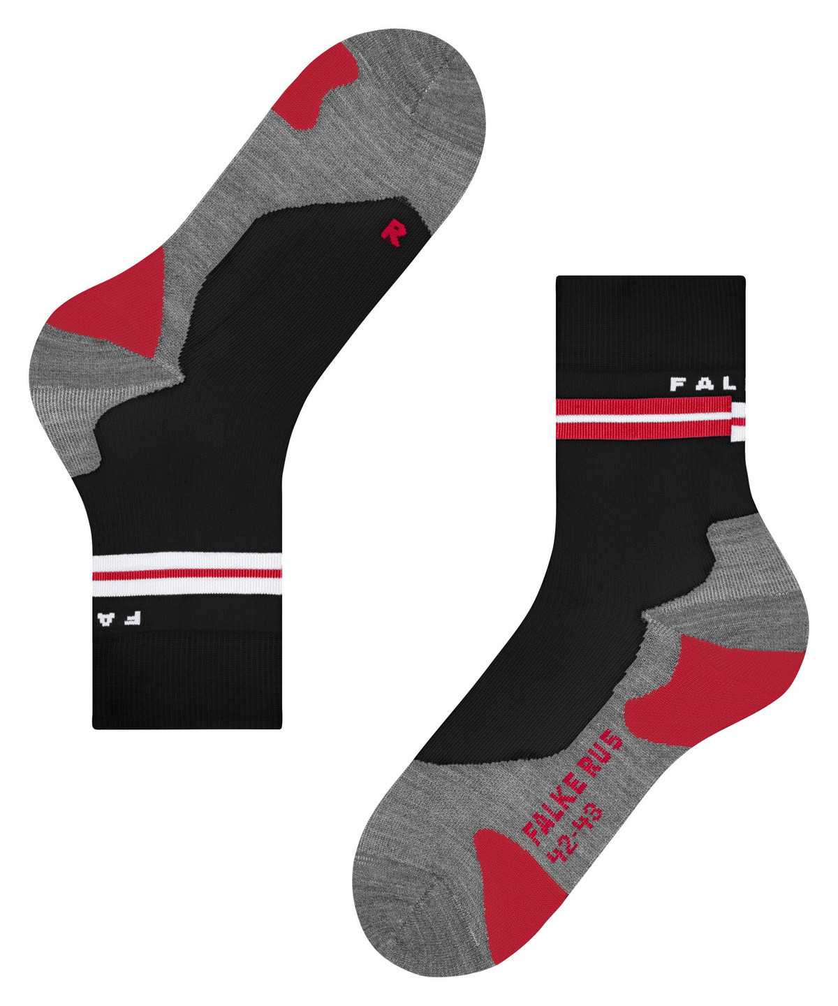 Calzini Uomo Falke RU5 Race Running Socks Nere | GYVC19506