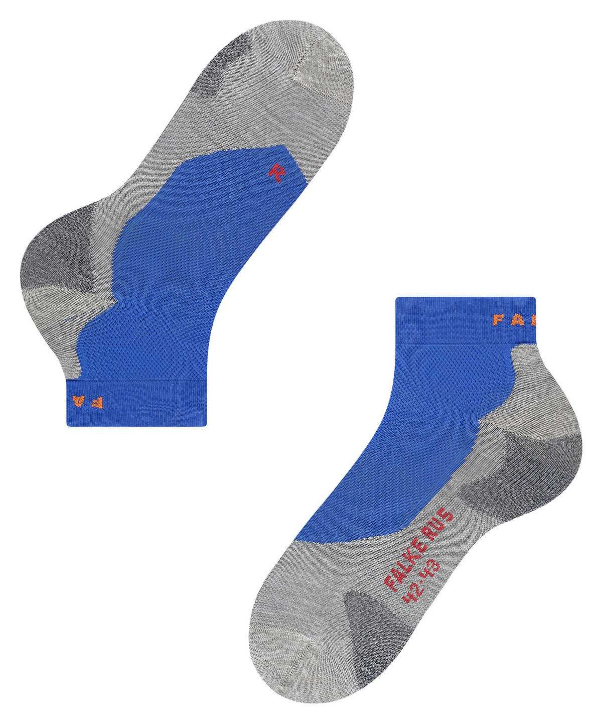 Calzini Uomo Falke RU5 Race Short Running Short sock Blu | JTOD36802