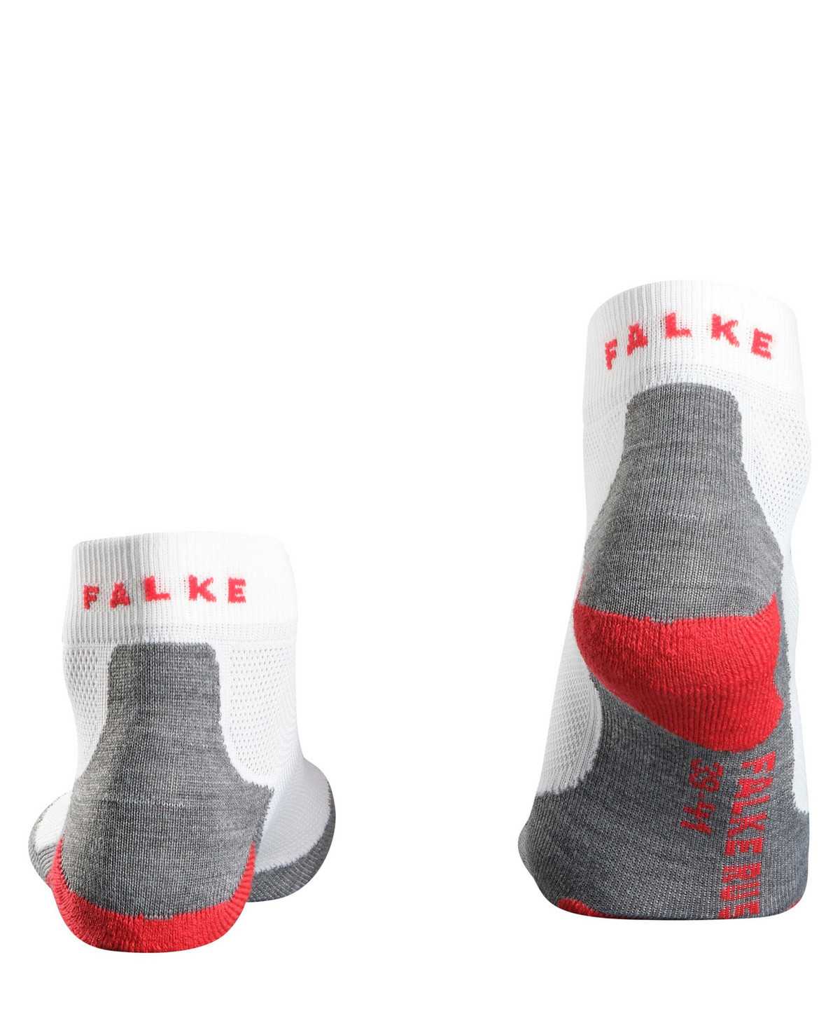 Calzini Uomo Falke RU5 Race Short Running Short sock Bianche | VNLW54293