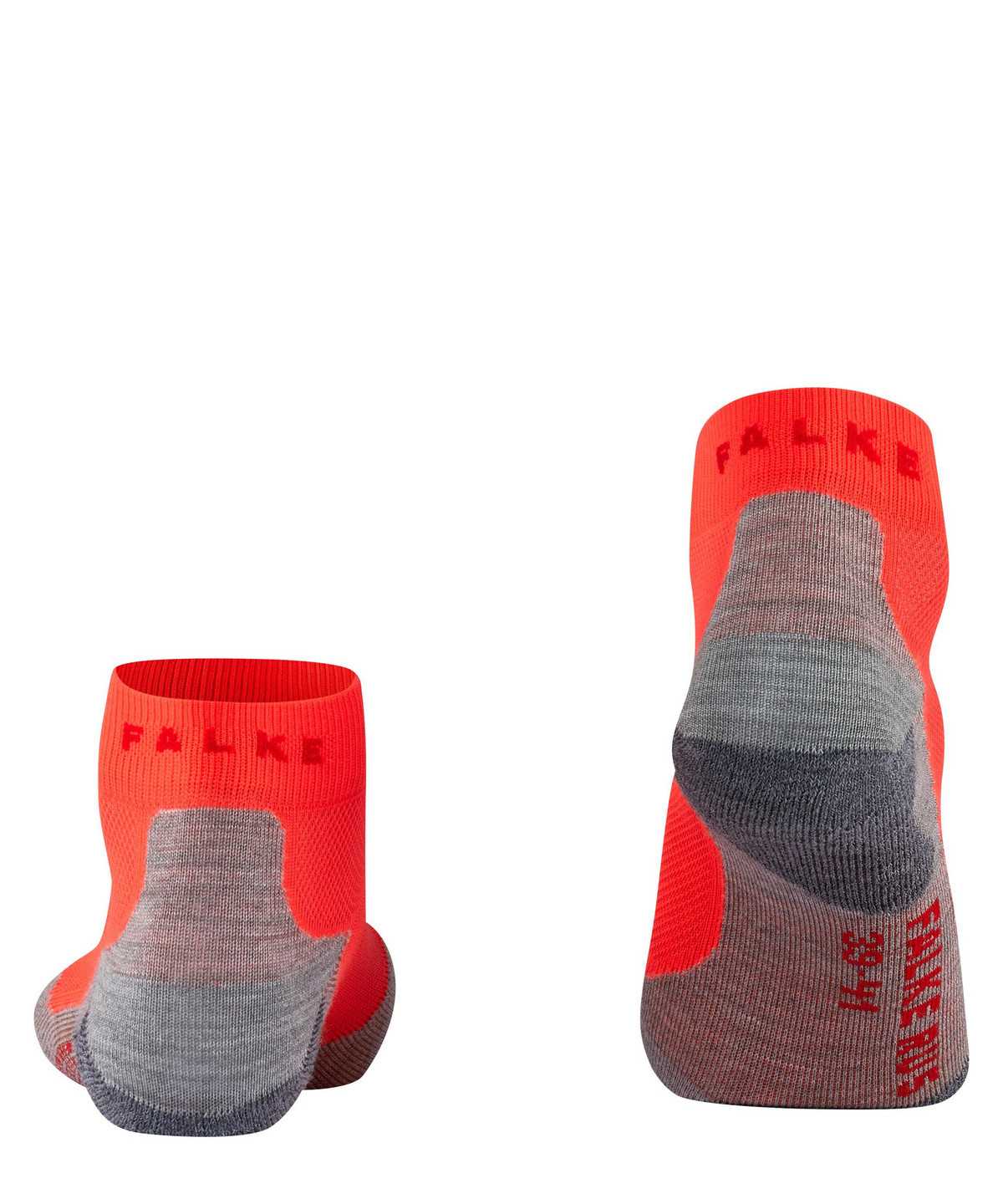 Calzini Uomo Falke RU5 Race Short Running Short sock Rosse | CUDS27640