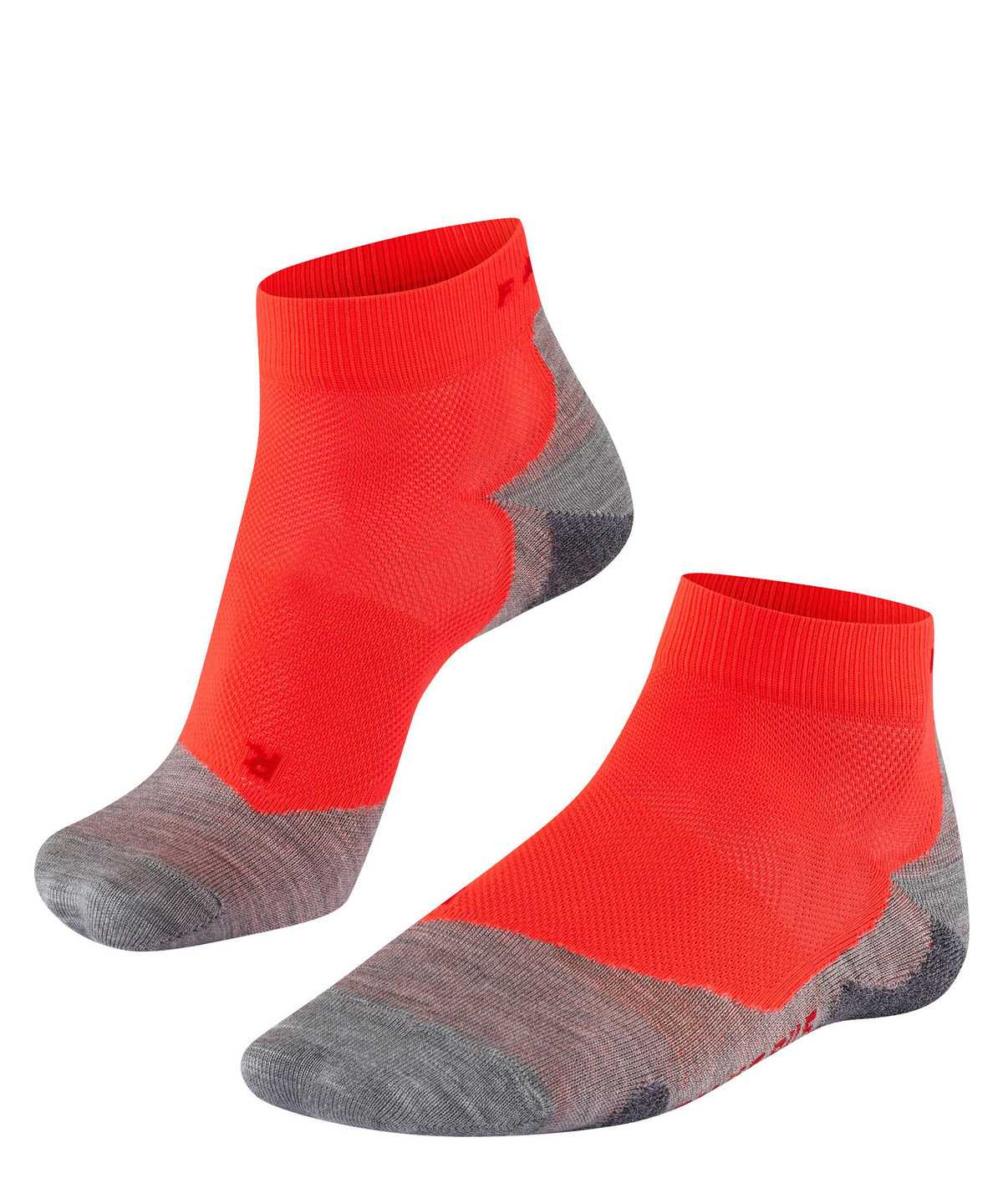 Calzini Uomo Falke RU5 Race Short Running Short sock Rosse | CUDS27640