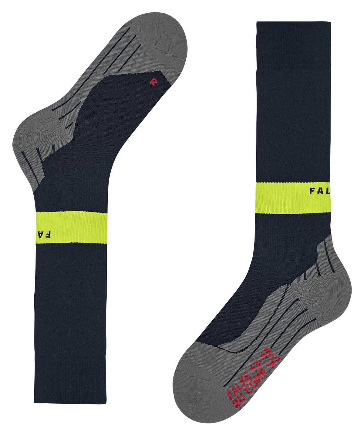 Calzini Uomo Falke RU Compression Energy Running Knee-high Socks Blu | UDBK95826