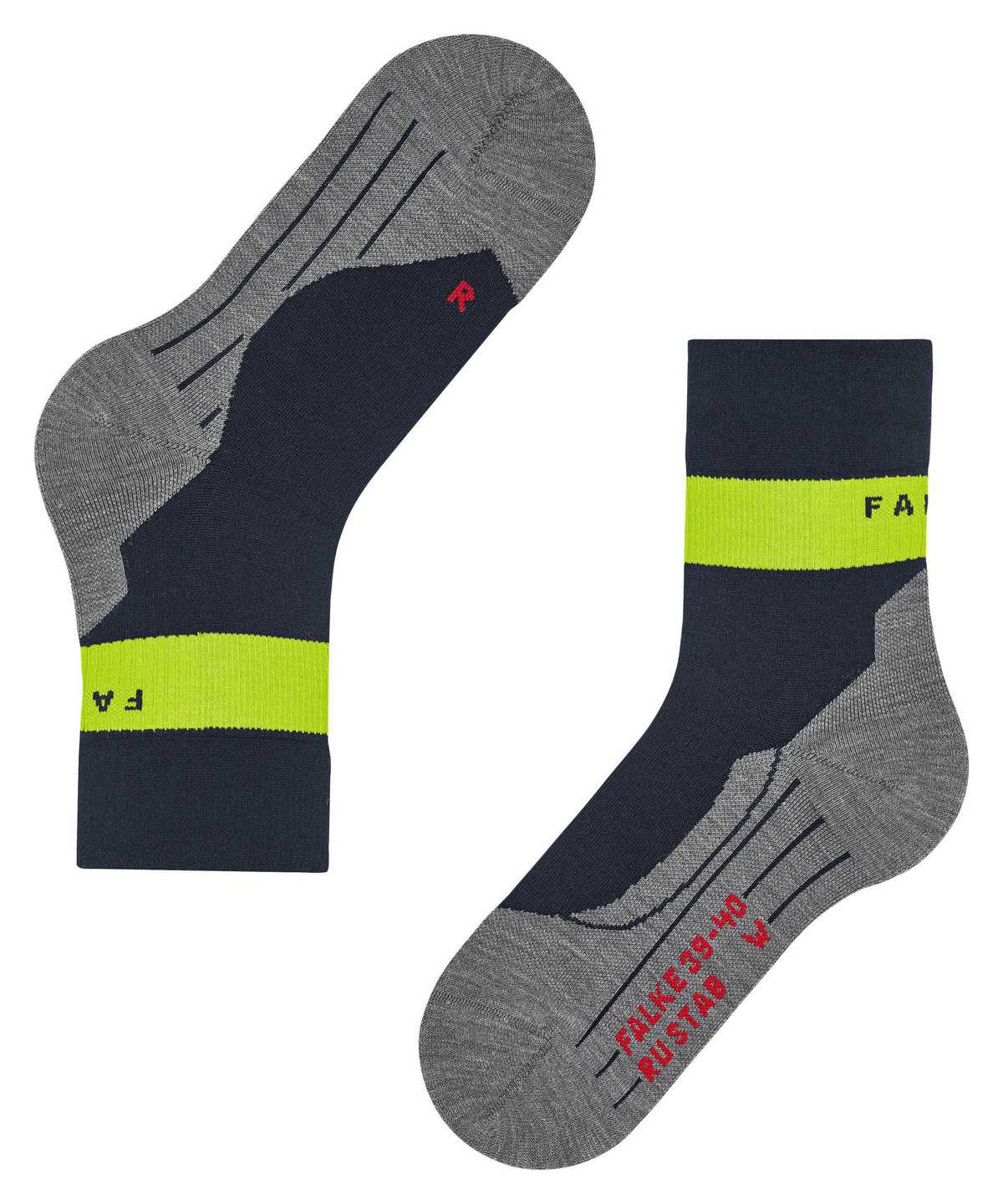 Calzini Uomo Falke RU Compression Stabilizing Running Socks Blu | GQIO06738