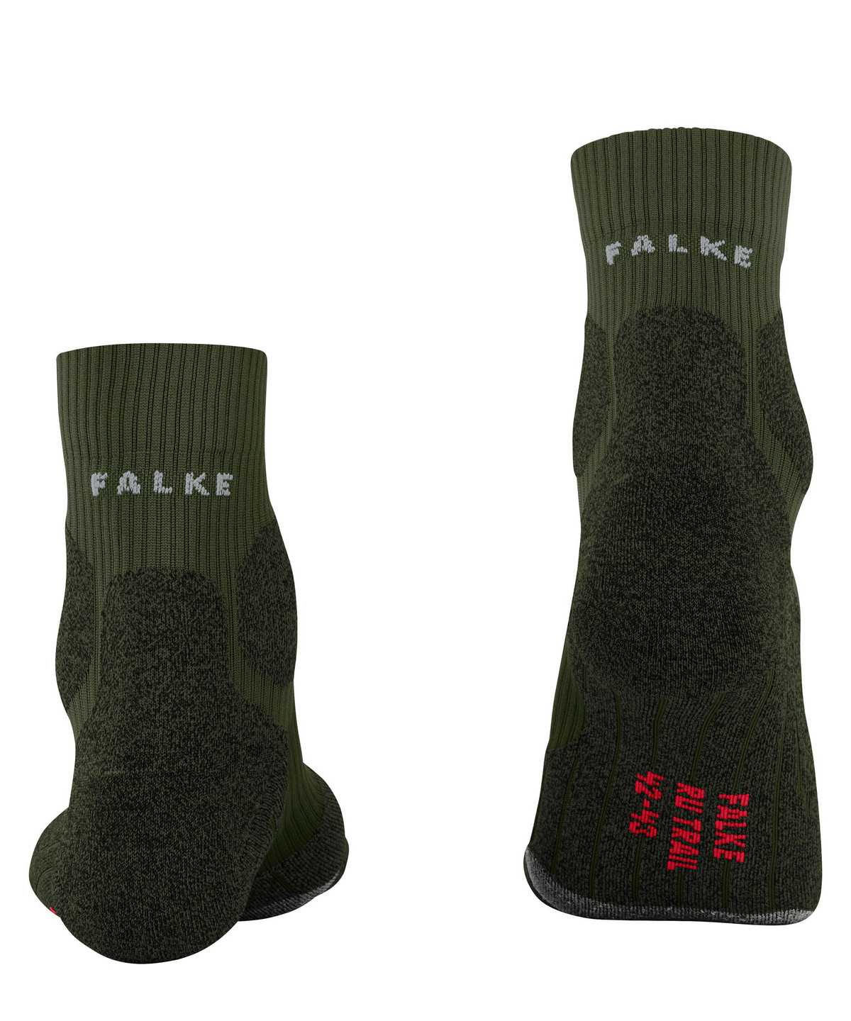 Calzini Uomo Falke RU Trail Grip Running Socks Verdi | QXKM25301