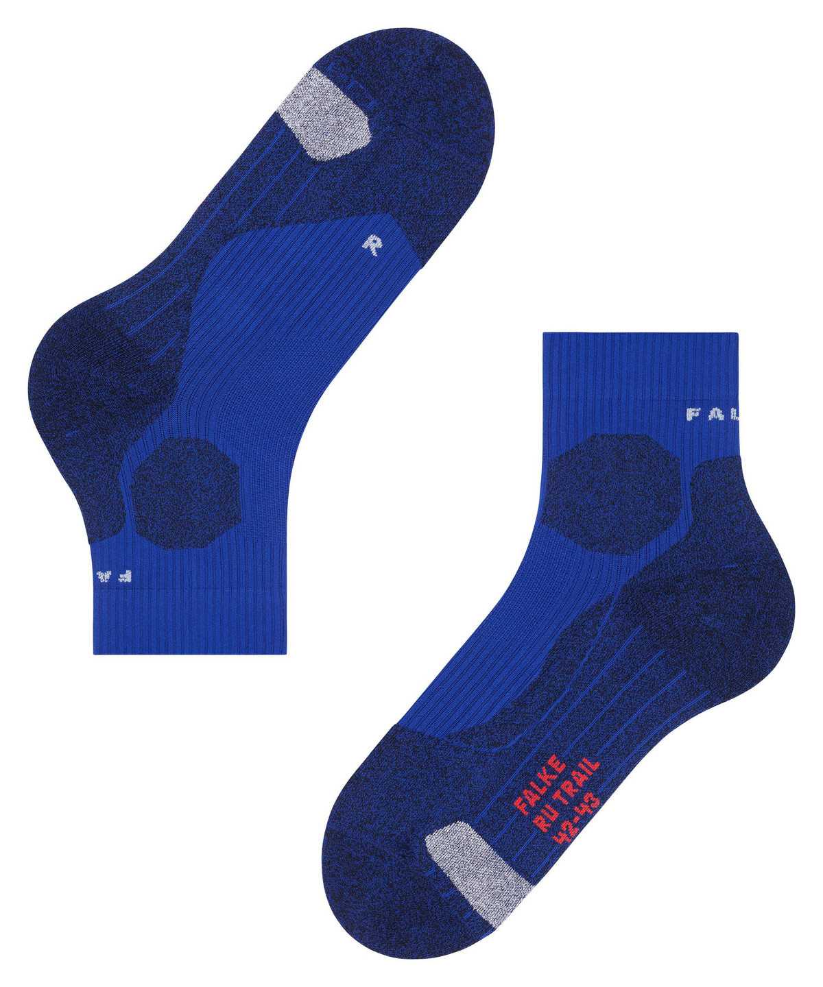 Calzini Uomo Falke RU Trail Grip Running Socks Blu | NZCW54693