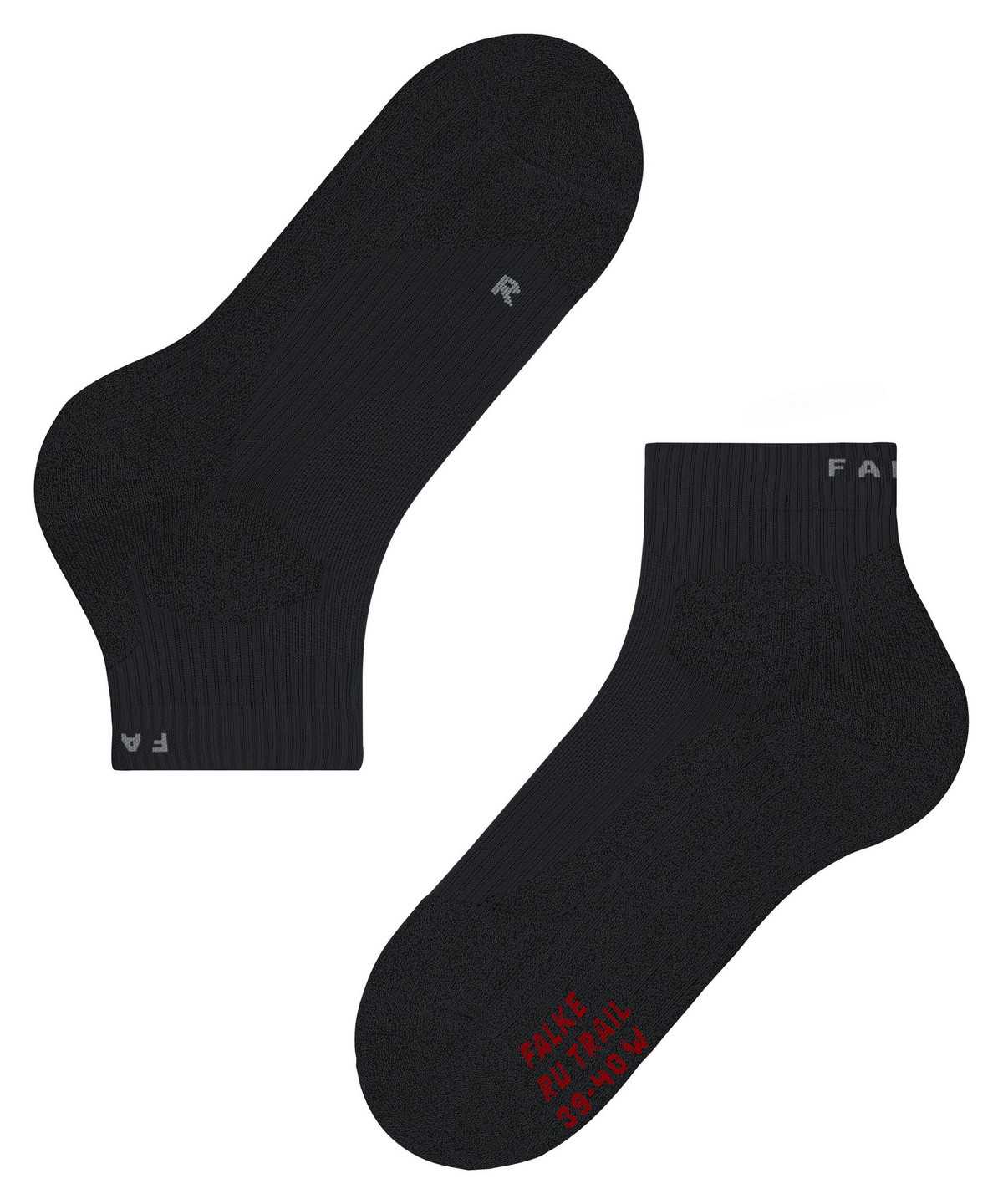 Calzini Uomo Falke RU Trail Running Socks Nere | AKRL16537