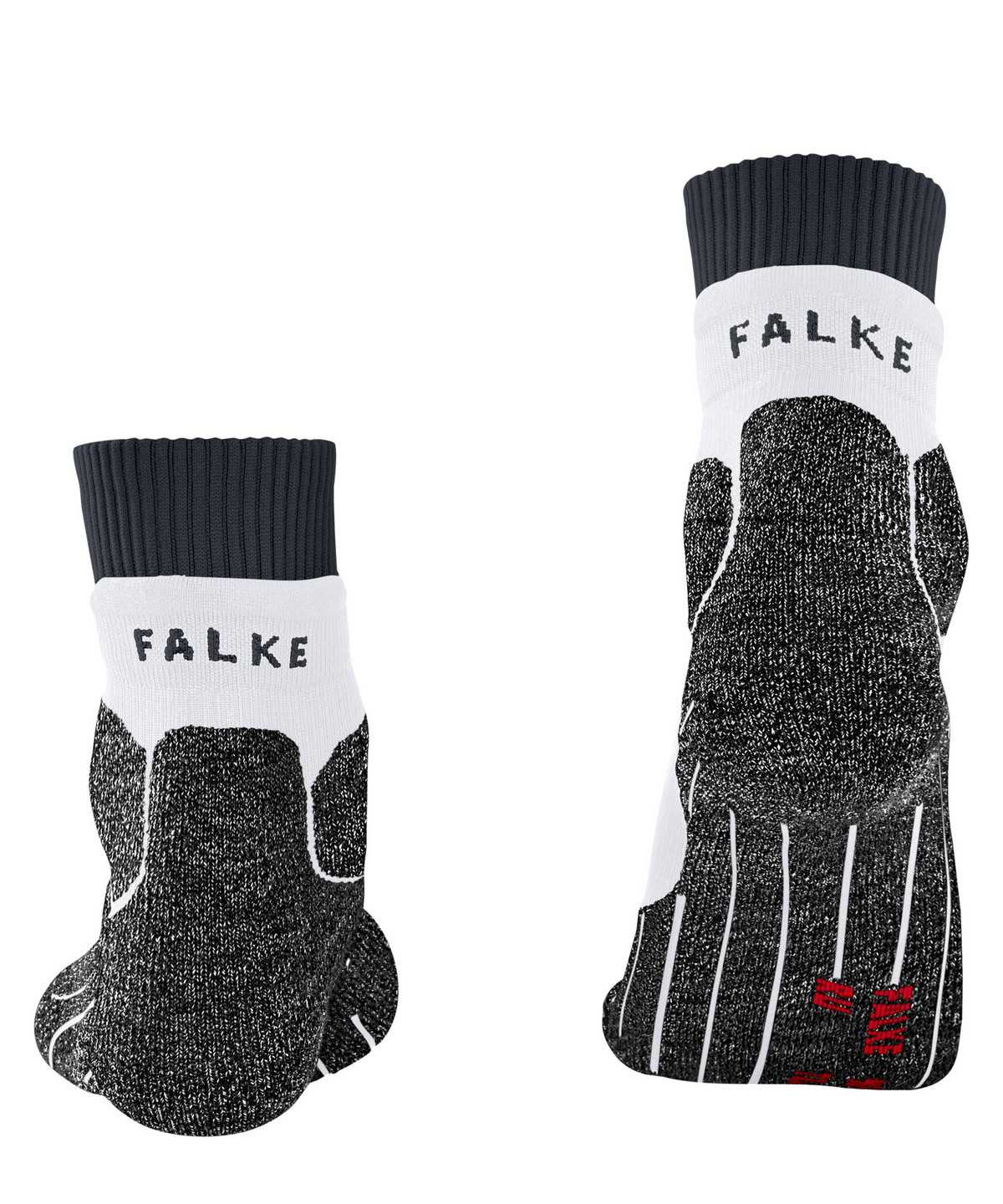 Calzini Uomo Falke RU Trail Running Socks Bianche | VBMH70345