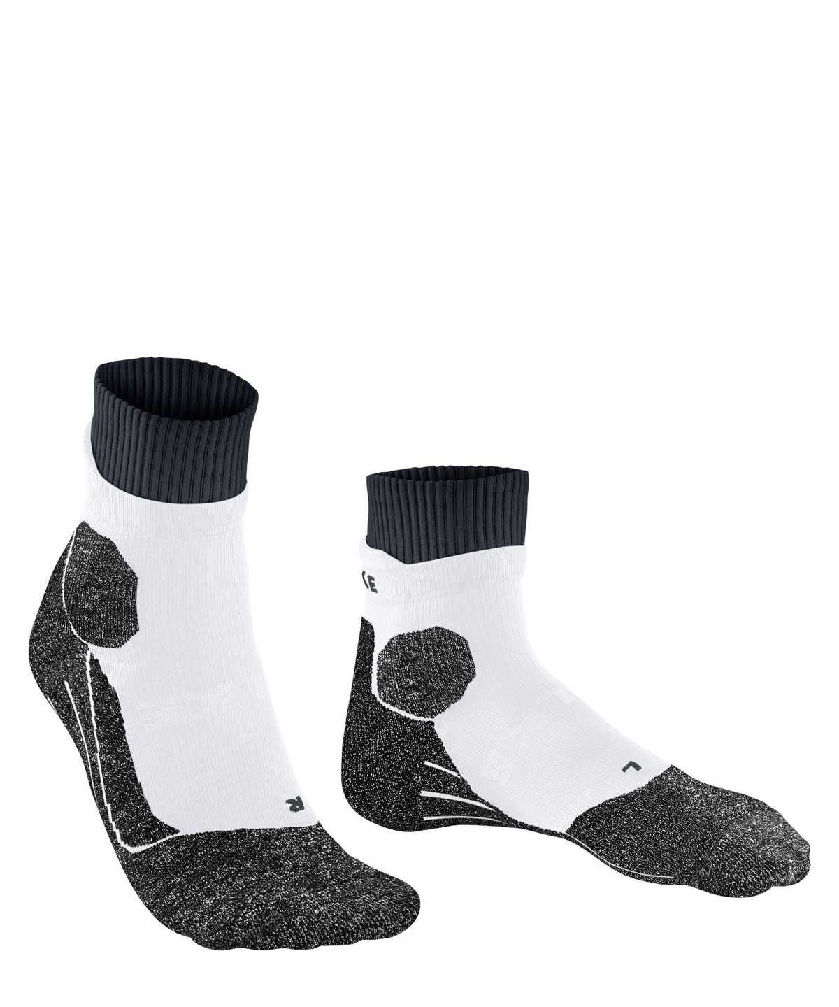 Calzini Uomo Falke RU Trail Running Socks Bianche | VBMH70345