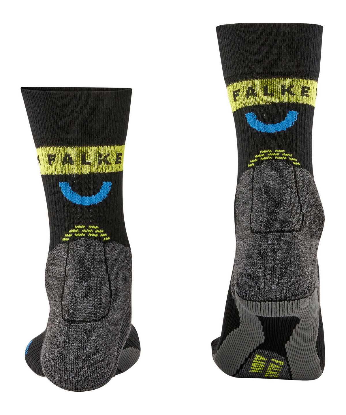 Calzini Uomo Falke RU True Motion Aion Running Socks Nere | CSNY94531