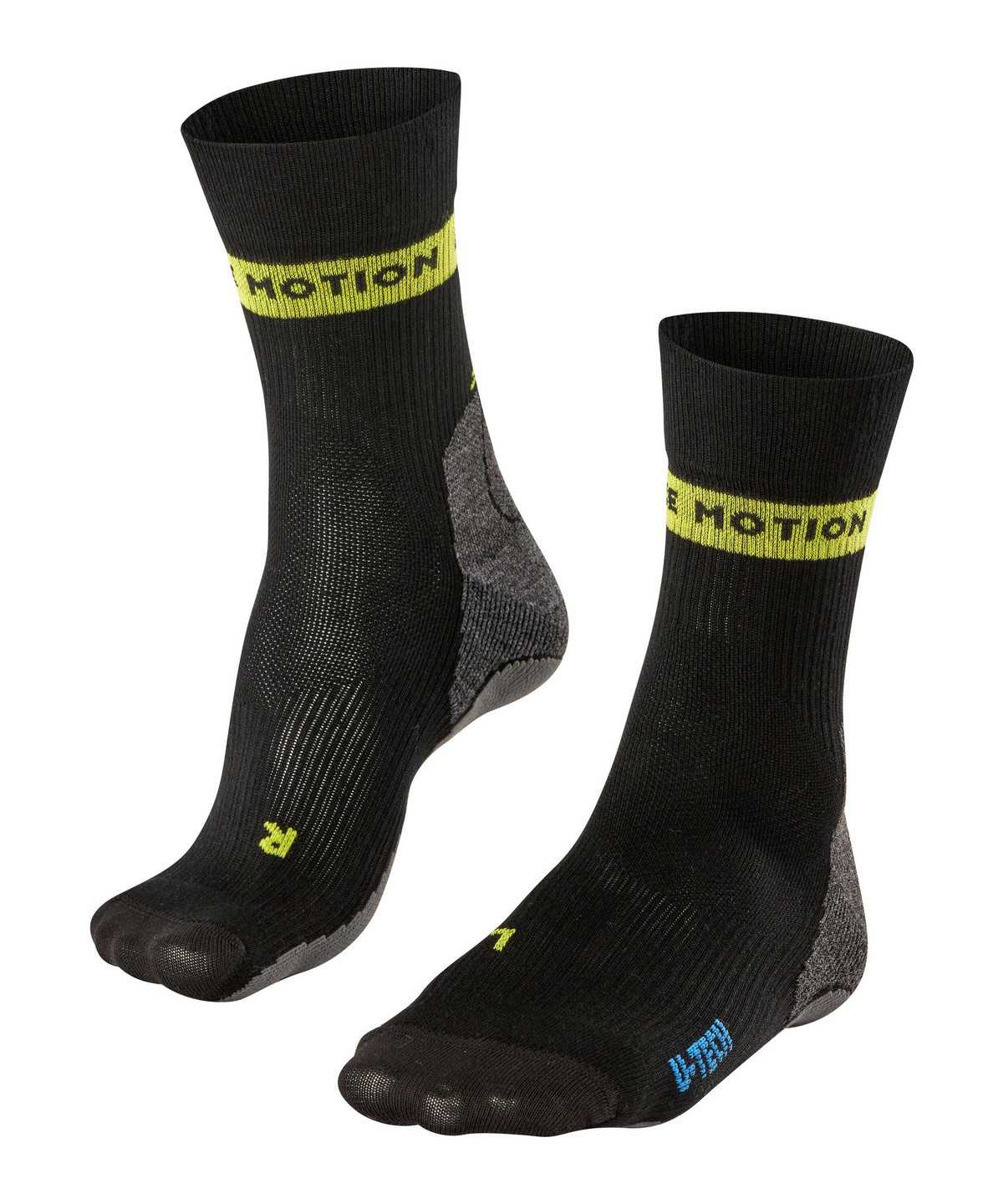 Calzini Uomo Falke RU True Motion Aion Running Socks Nere | CSNY94531