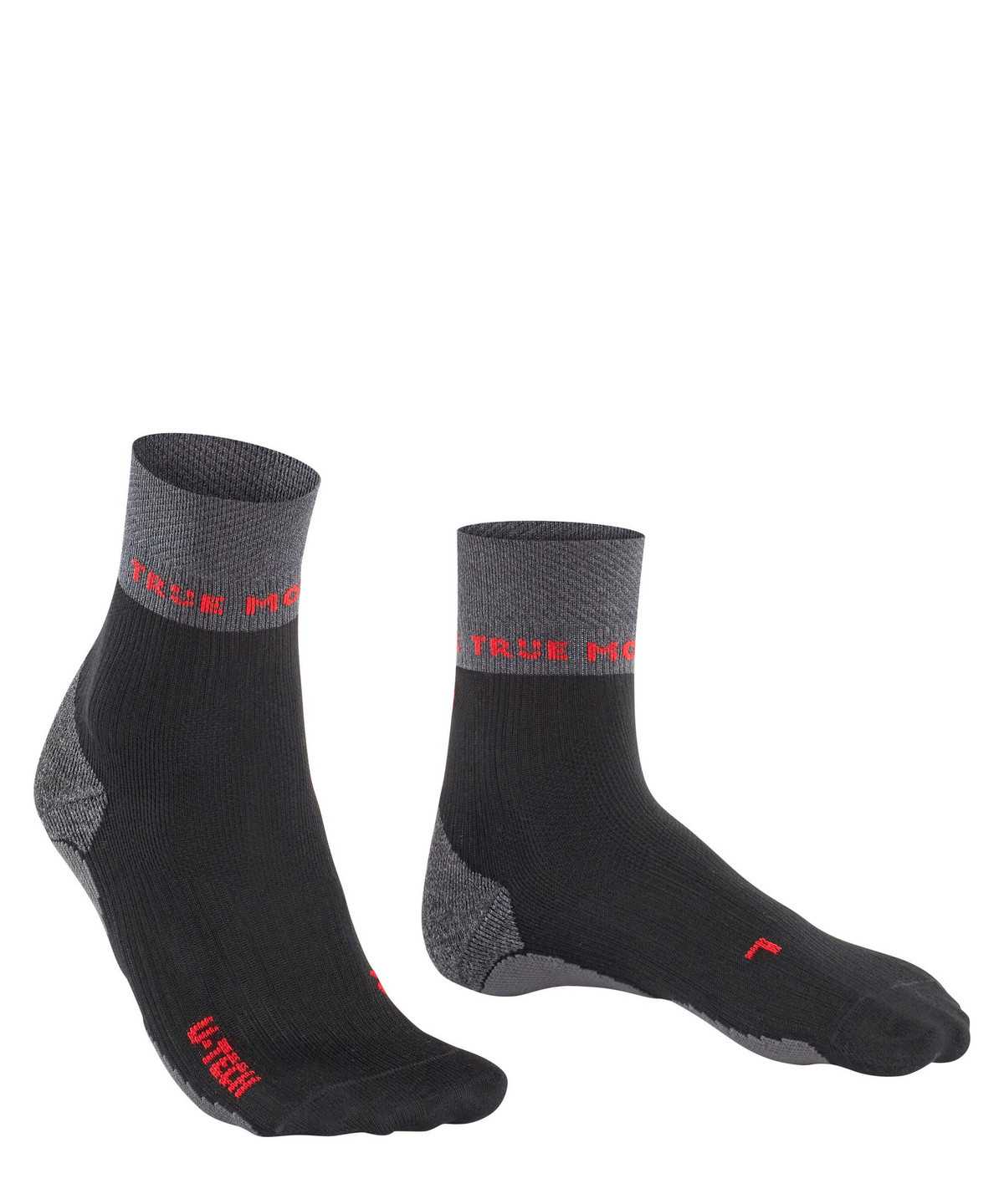 Calzini Uomo Falke RU True Motion Nevos Running Socks Nere | VYJP46153