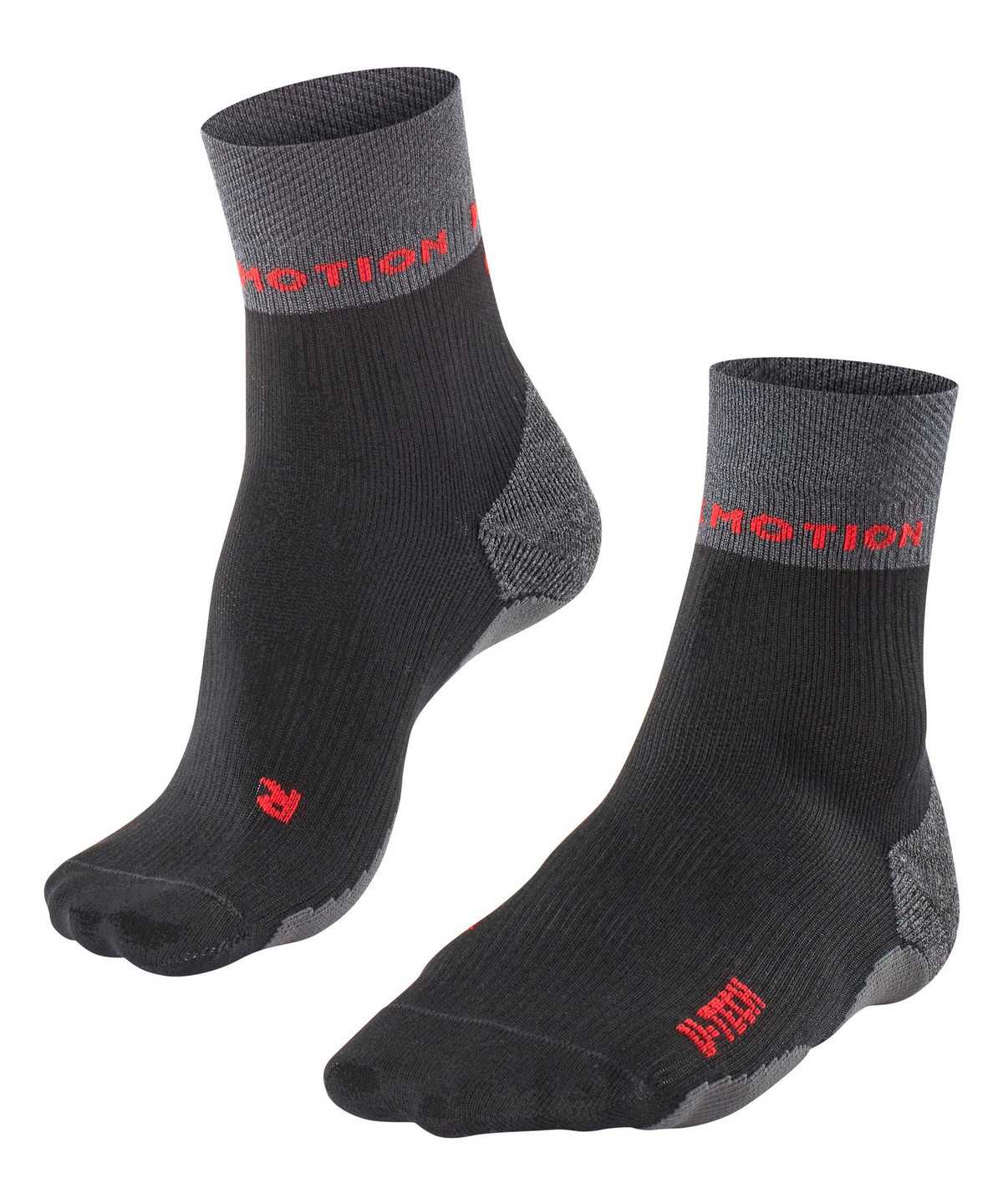 Calzini Uomo Falke RU True Motion Nevos Running Socks Nere | VYJP46153