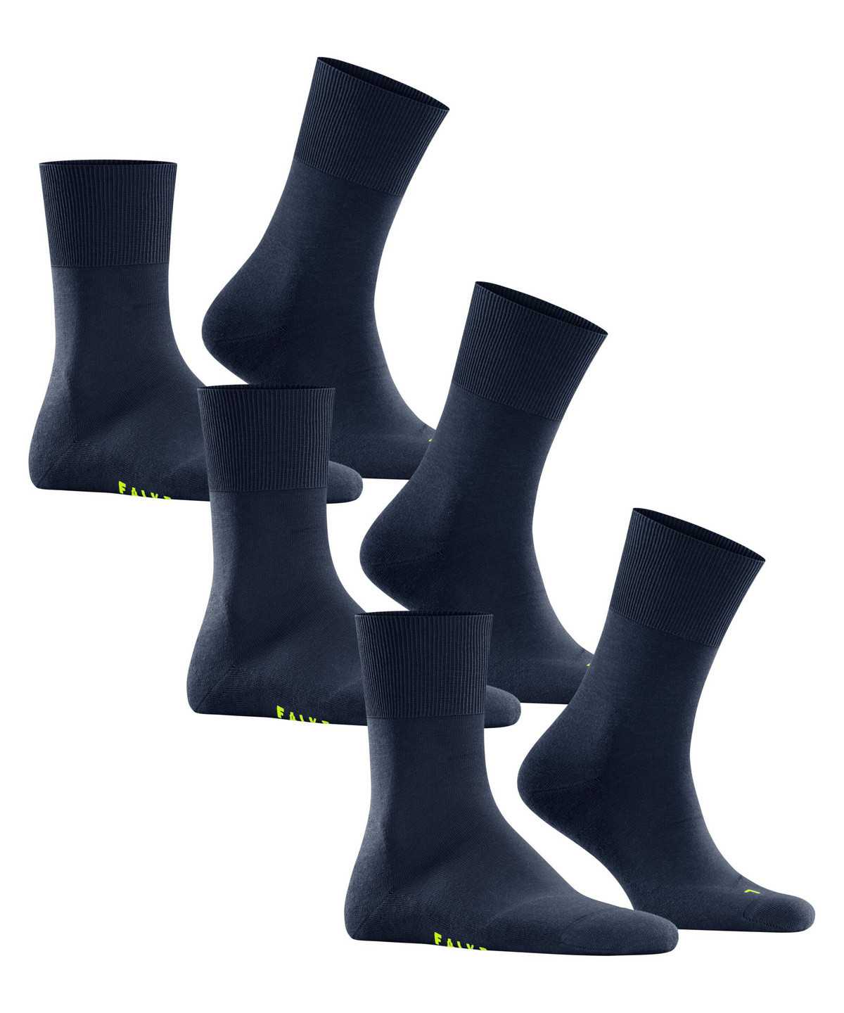 Calzini Uomo Falke Run 3-Pack Socks Blu | XAGO05617