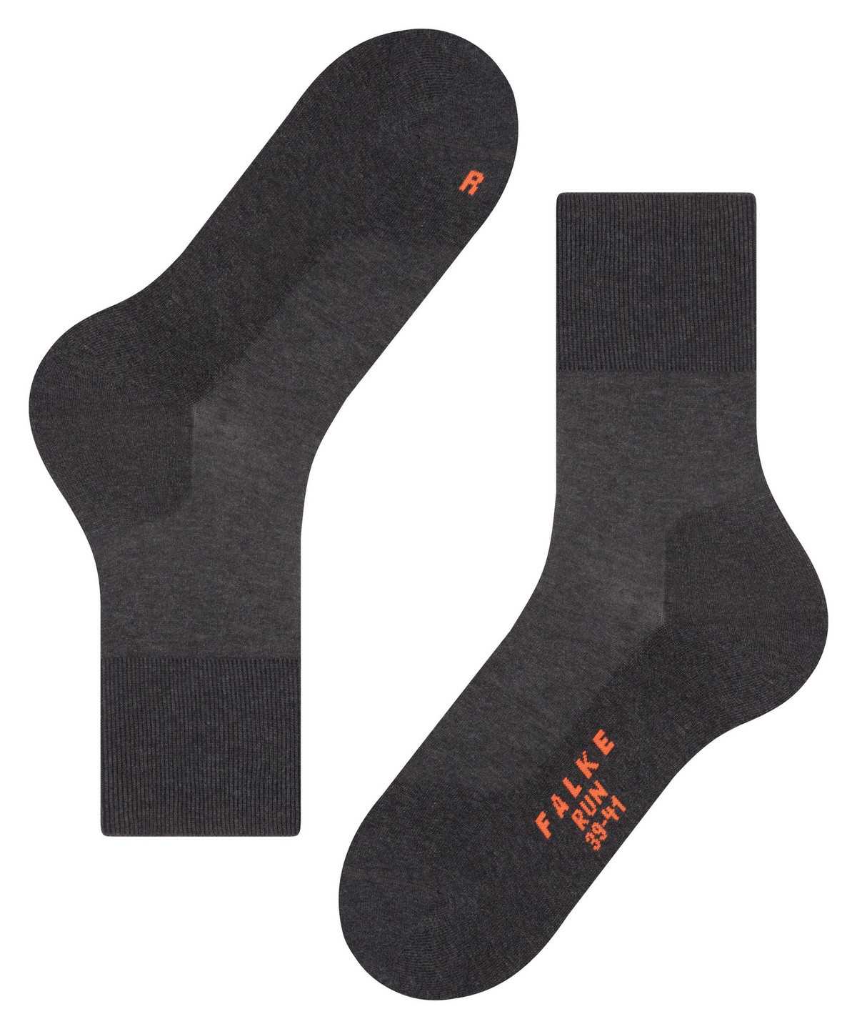 Calzini Uomo Falke Run Socks Grigie | ULEN56738