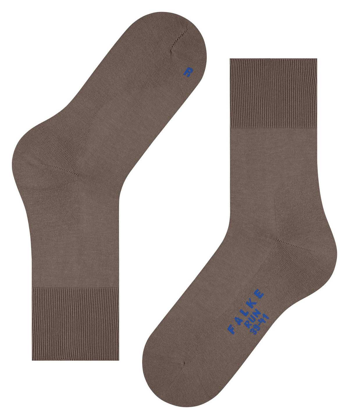 Calzini Uomo Falke Run Socks Marroni | QNDR25790