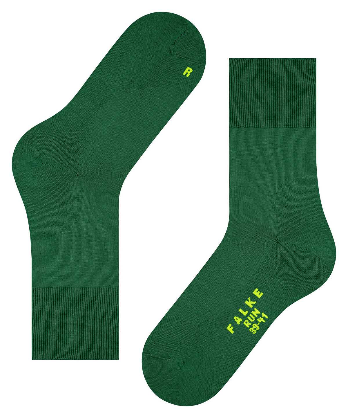 Calzini Uomo Falke Run Socks Verdi | MNAE38976