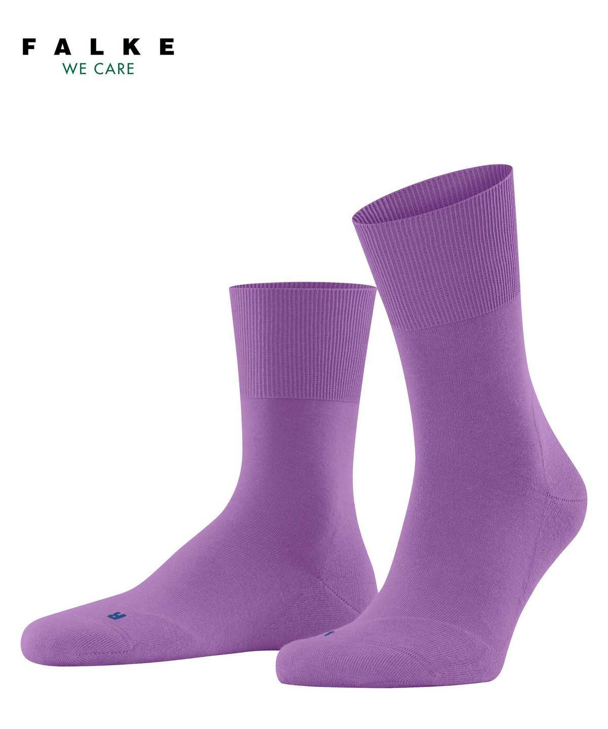 Calzini Uomo Falke Run Socks Viola | EXOL82095