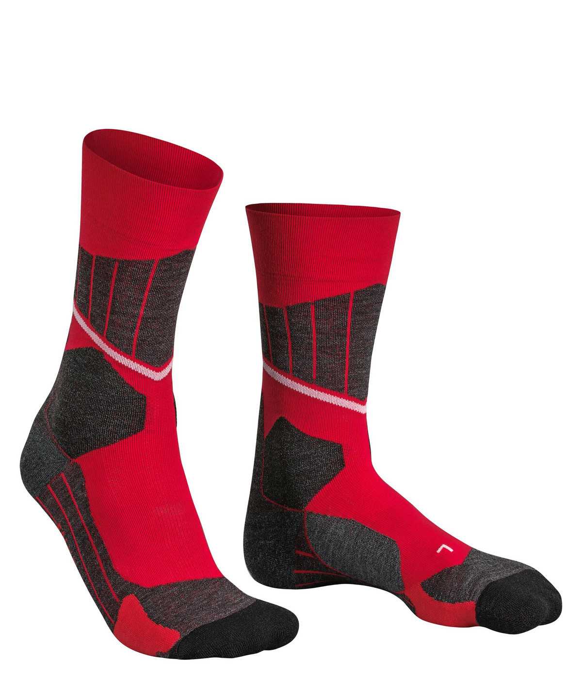 Calzini Uomo Falke SC1 Skiing Socks Rosse | OLXV01536