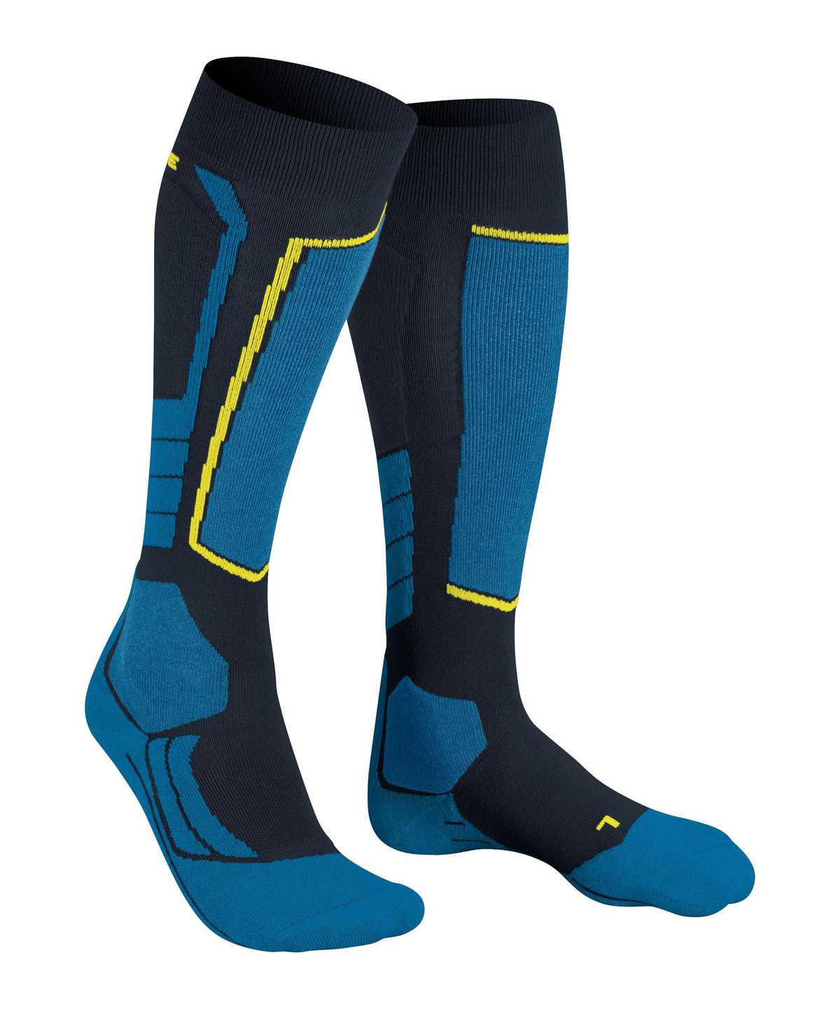 Calzini Uomo Falke SK2 Intermediate Skiing Knee-high Socks Blu | GKMB91024