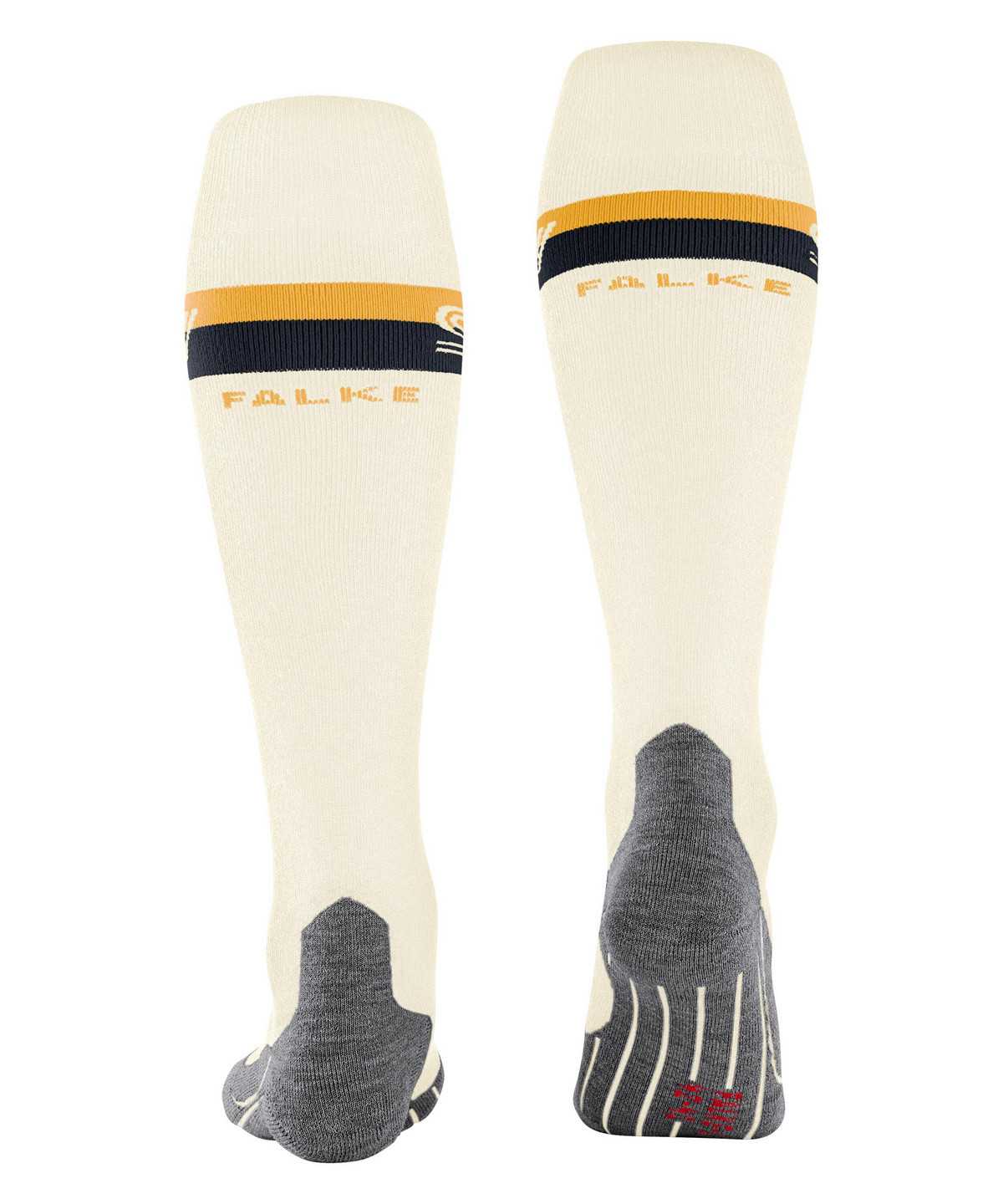 Calzini Uomo Falke SK2 Intermediate Skiing Knee-high Socks Bianche | QRNX95120