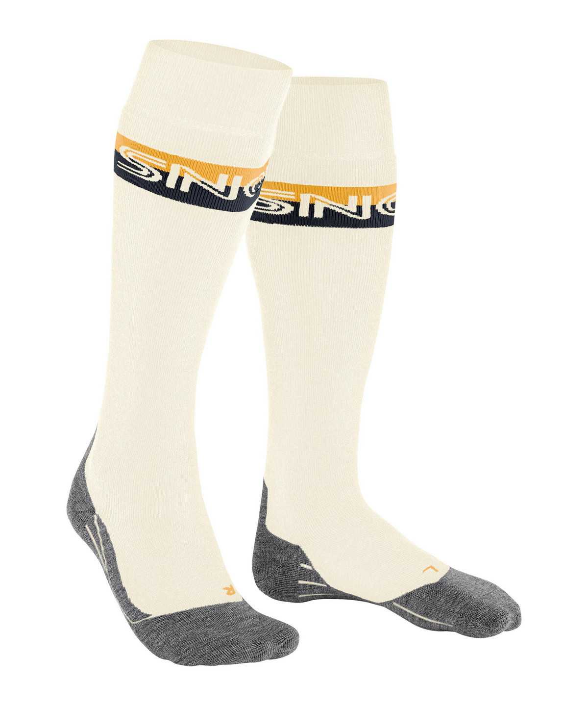 Calzini Uomo Falke SK2 Intermediate Skiing Knee-high Socks Bianche | QRNX95120