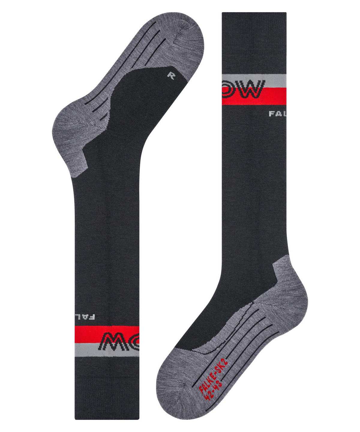 Calzini Uomo Falke SK2 Intermediate Skiing Knee-high Socks Nere | VWCO61083