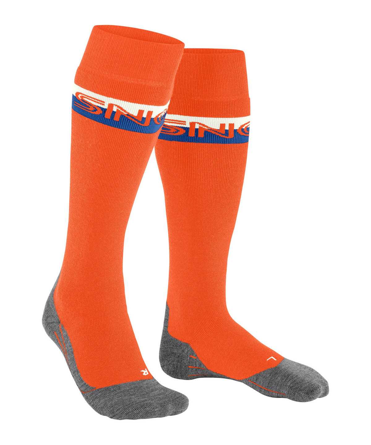 Calzini Uomo Falke SK2 Intermediate Skiing Knee-high Socks Arancioni | SZKE62718