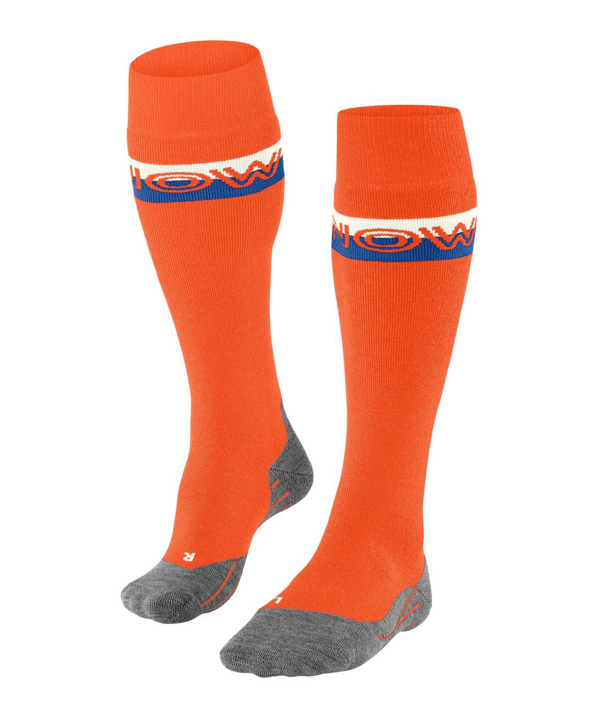 Calzini Uomo Falke SK2 Intermediate Skiing Knee-high Socks Arancioni | SZKE62718